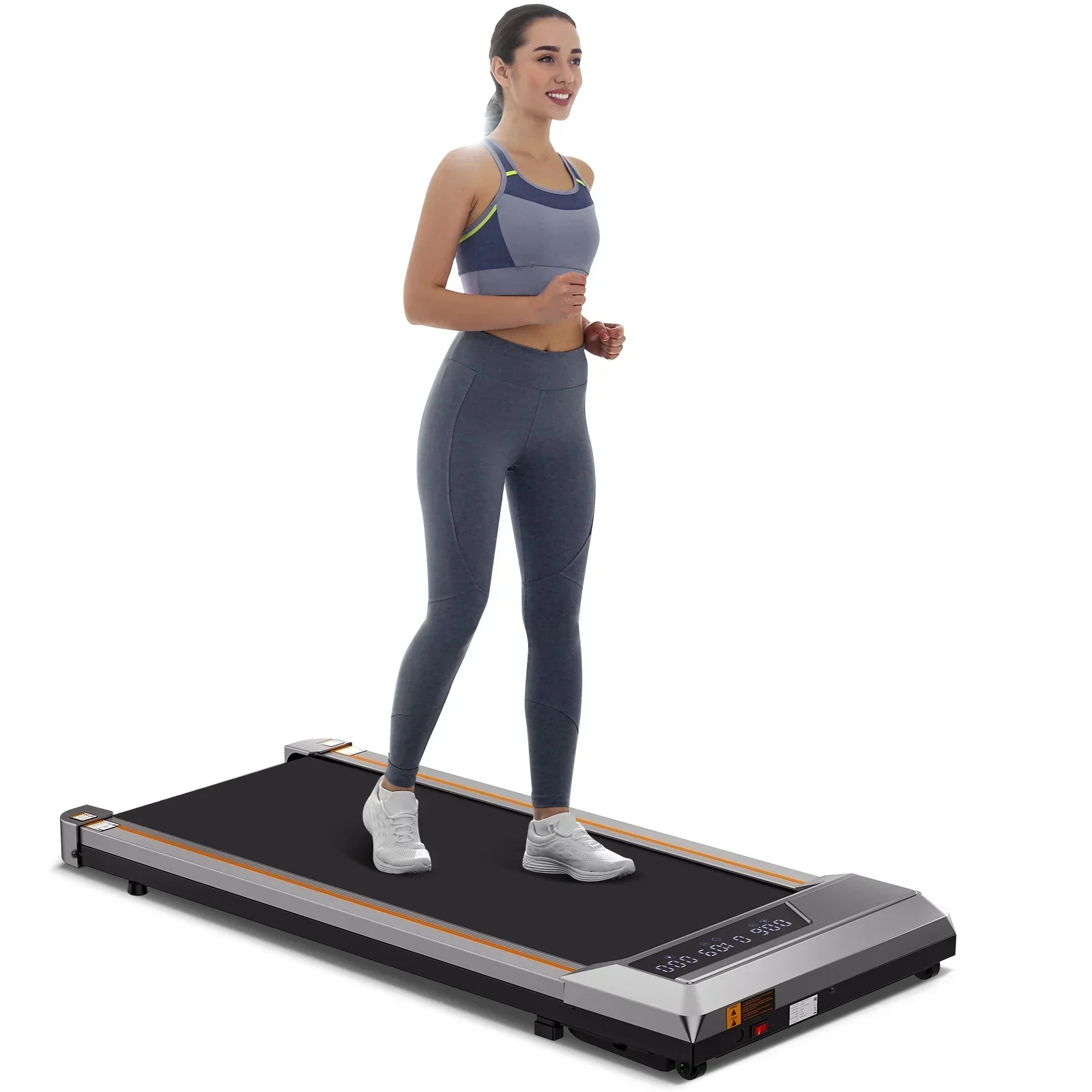 Naipo 2-in-1 Treadmill Walking Pad 2.5HP, 265 lb Capacity - LCD Display