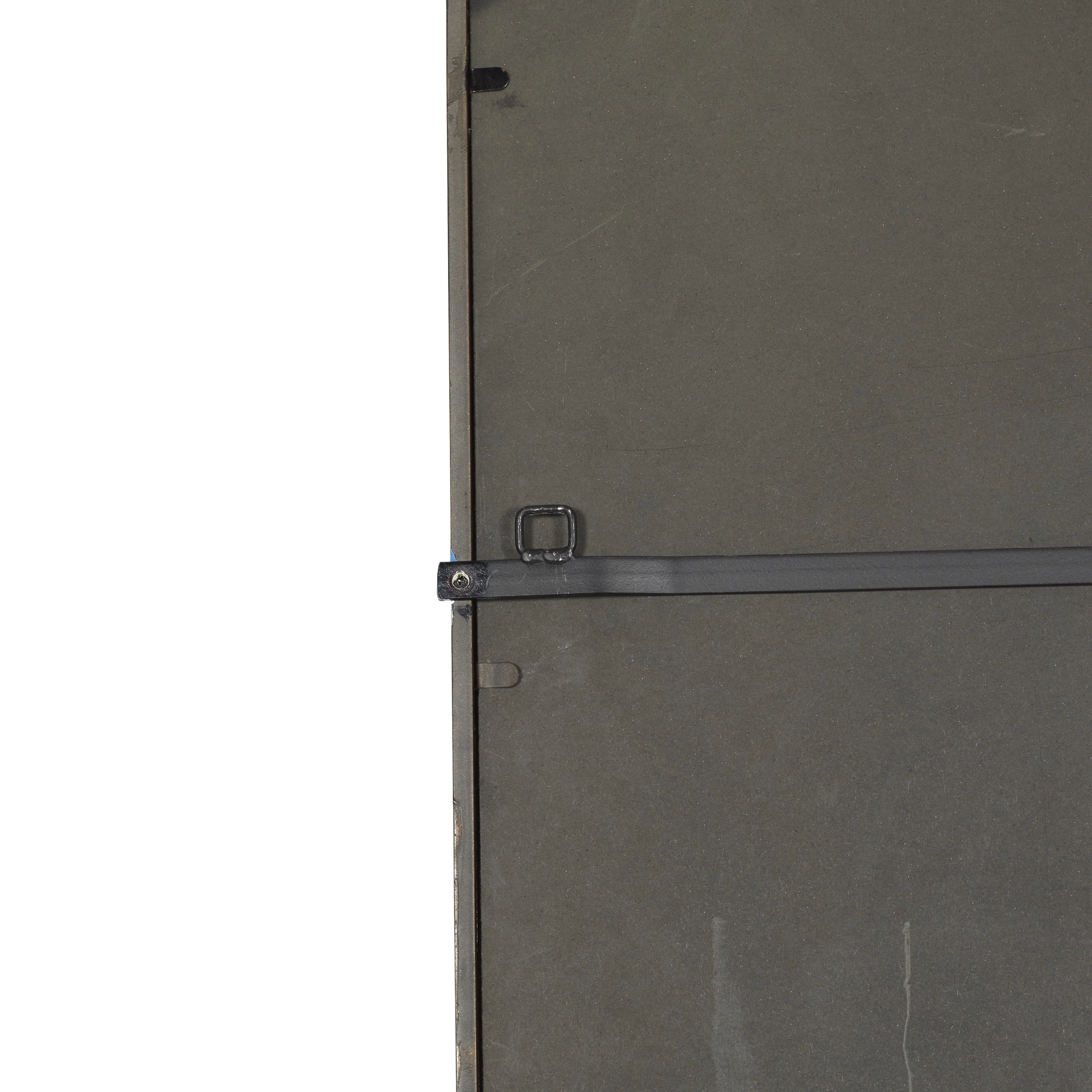 DecMode 39" x 71" Copper Window Pane Inspired Wall Mirror with Arched Top