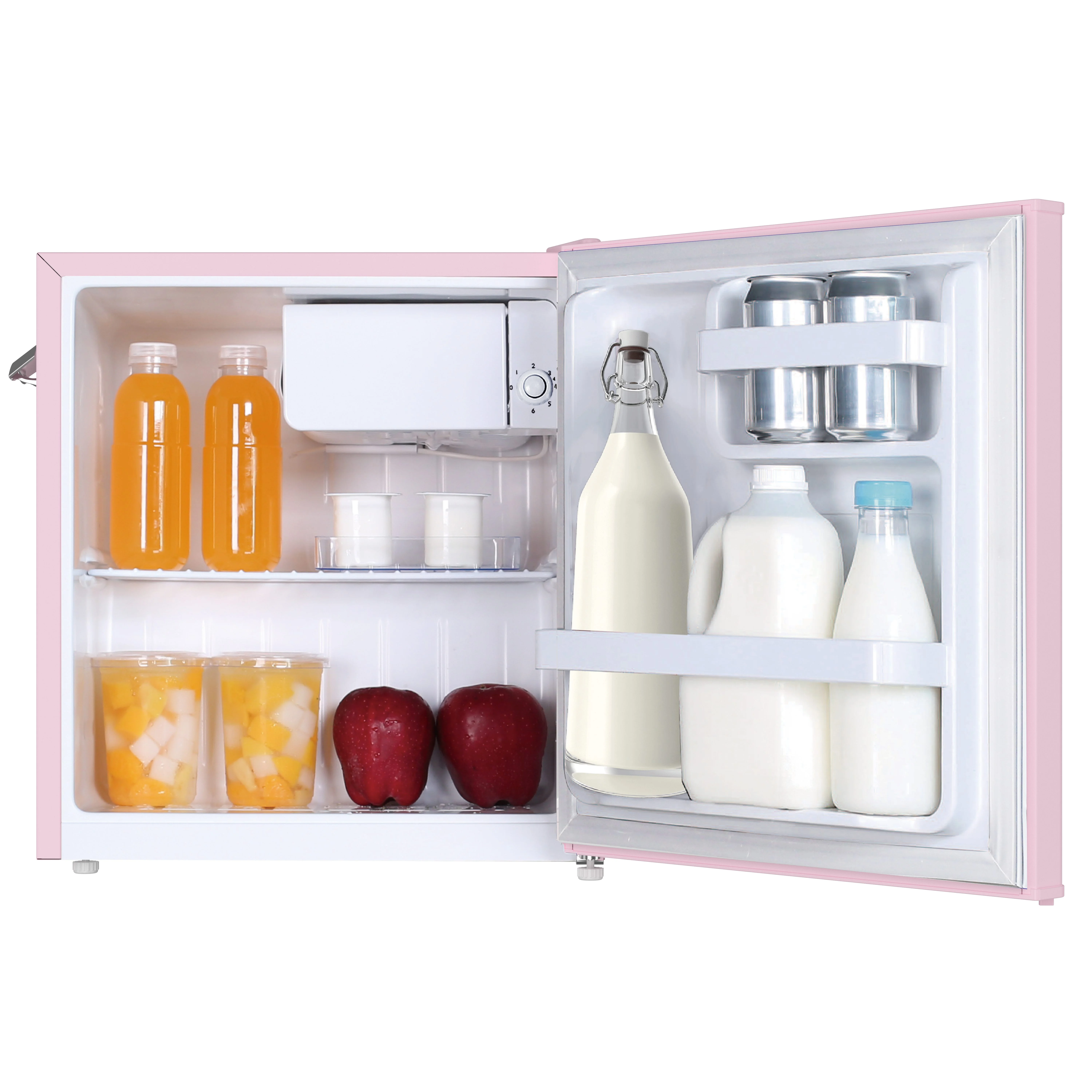Frigidaire 1.6 Cu ft. Retro Compact Refrigerator with Side Bottle Opener, Coral