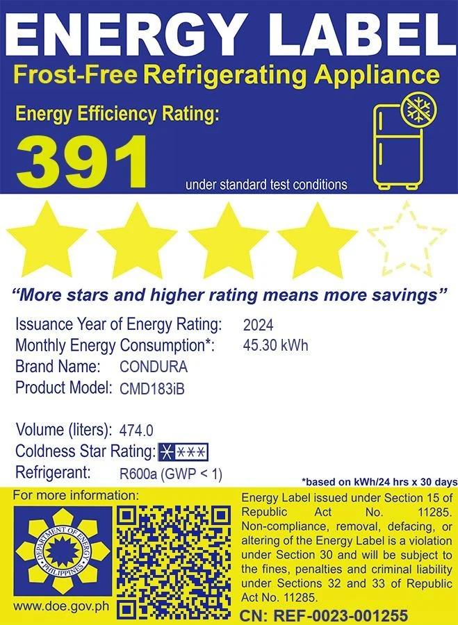 16.7 Cu. Ft. Refrigerator Inverter with Practical Storage