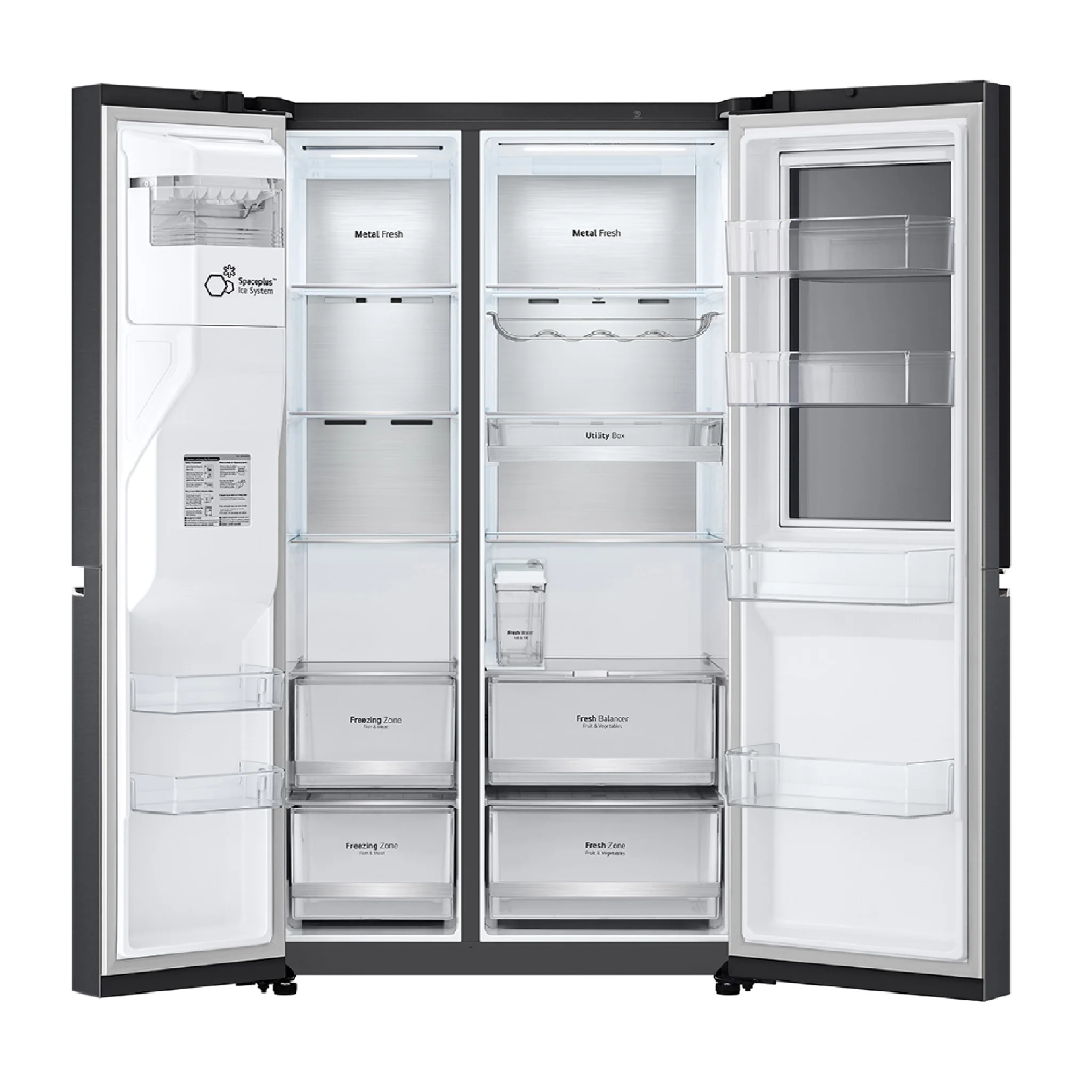 23.8 Cu. Ft. Side-by-Side Refrigerator Inverter