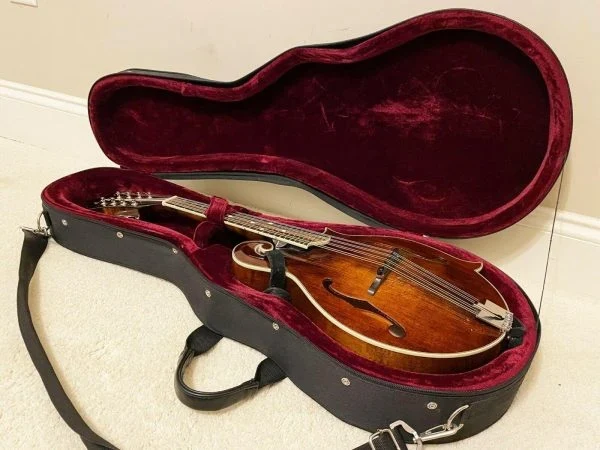 Eastman F-Style Mandolin, 8 Strings, Brown, With Hard Case - MD515