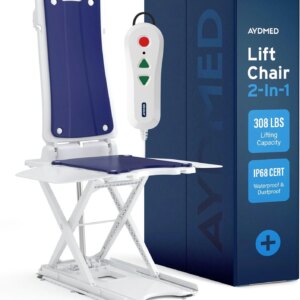 AYDMED 2-in-1 Electric Lift Chair, 308lbs Capacity, Waterproof