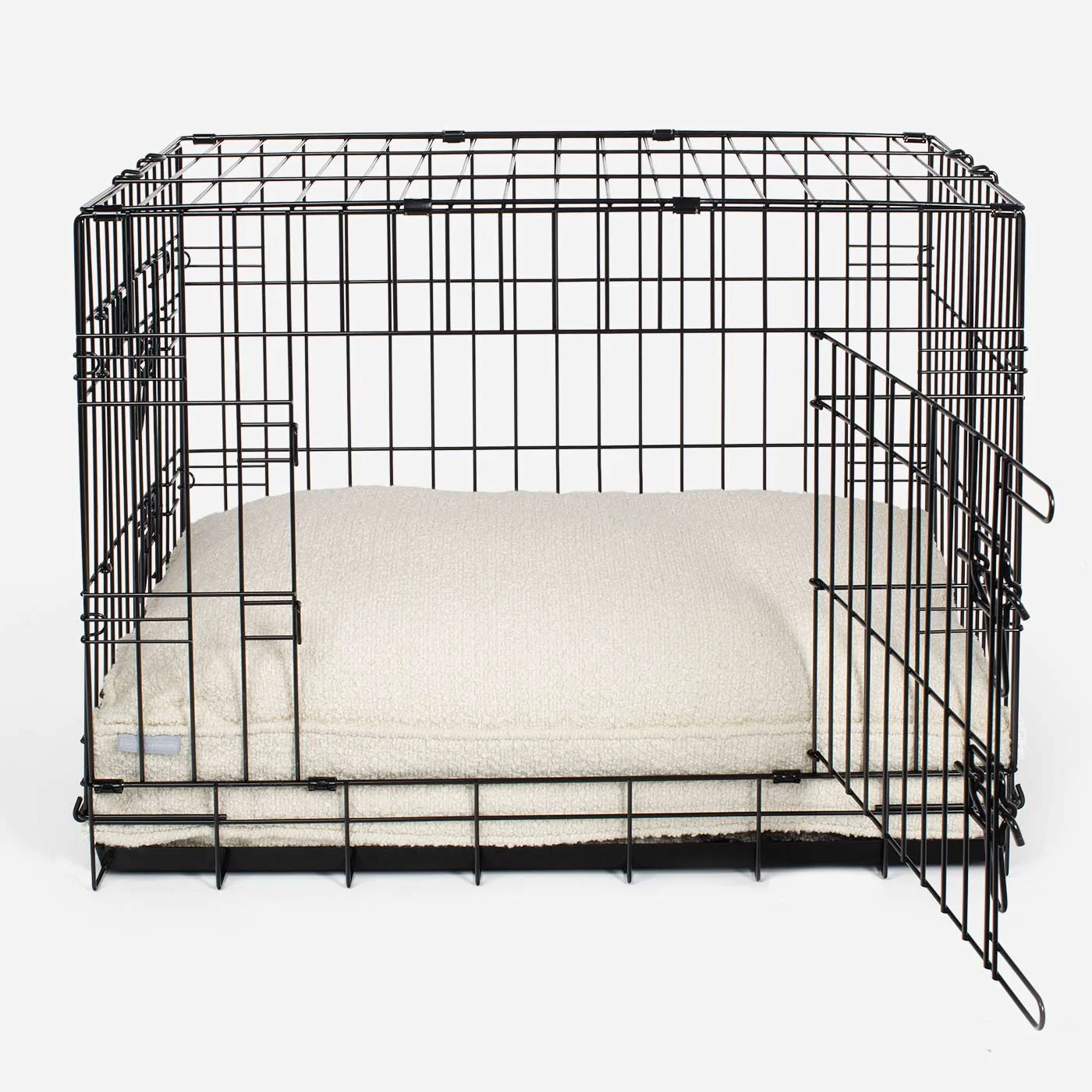 Dog Cushion in Ivory Bouclé
