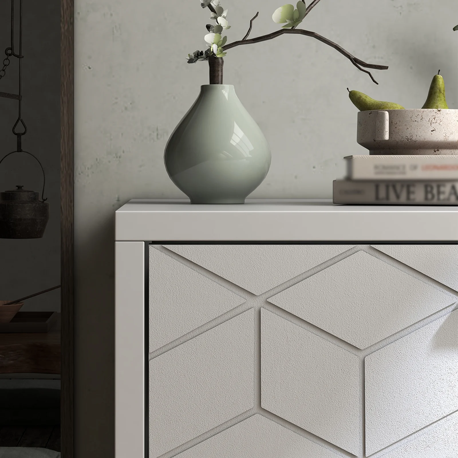 3 Drawer Dresser for Bedroom, Modern Chest of Drawers with 3 Drawers, Tall Nightstand with Metal Base and Metal Handles, Storage Cabinet for Bedroom, Hallway, 15.7"D x 23.6"W x 24.8"H