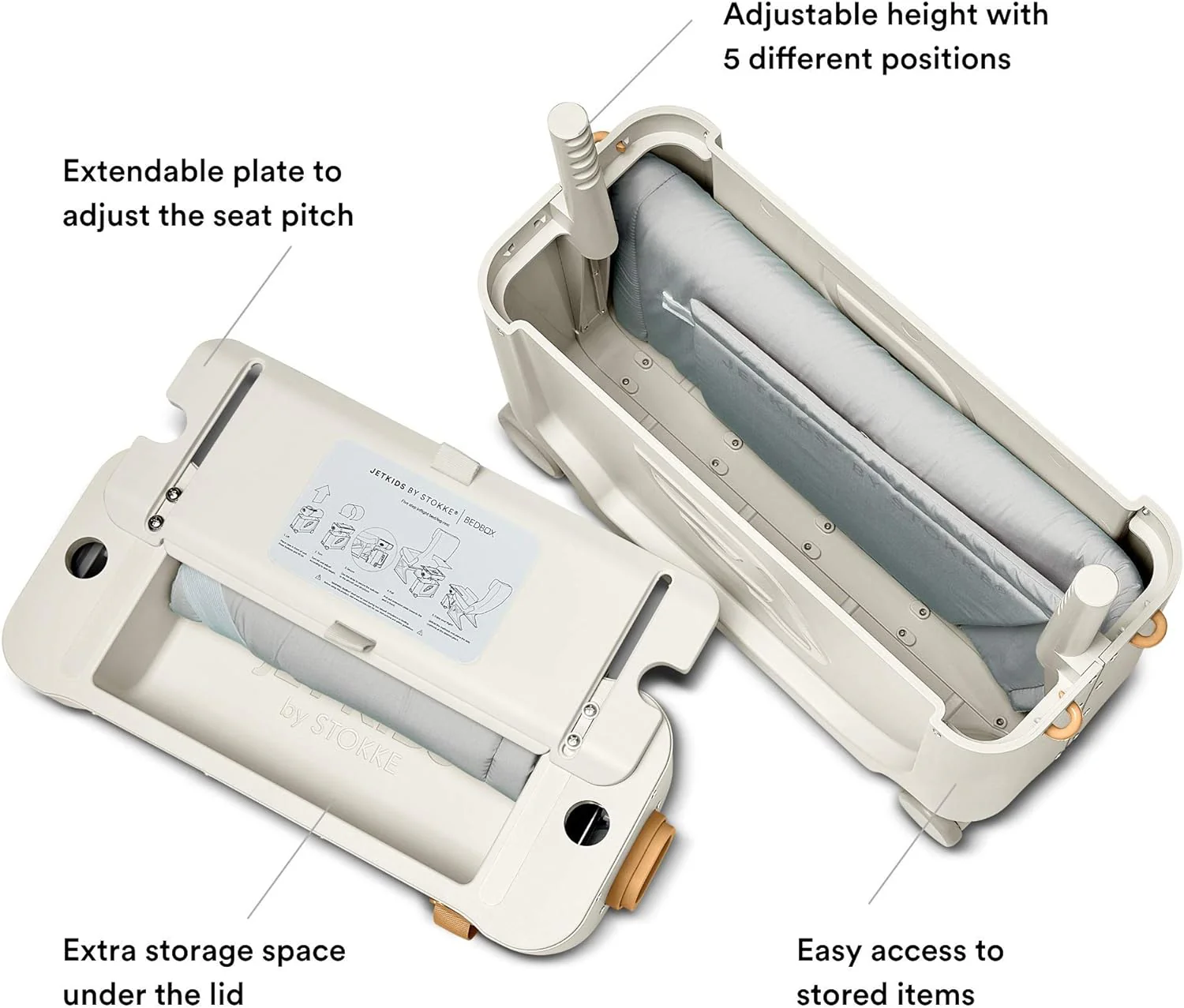 Kids' ride-on luggage and in-flight beds - Help your kids relax and sleep on the plane - Approved by multiple airlines - Best for ages 3 - 7