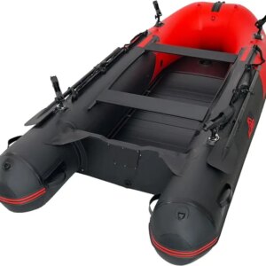 Inflatable Dinghy Tender, 8'5, Red/Black, PVC With Aluminum Floor - BT85RBK