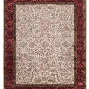 SAFAVIEH Persian Legend Joan Oriental Area Rug, Ivory/Rust, 7'6" x 9'6"