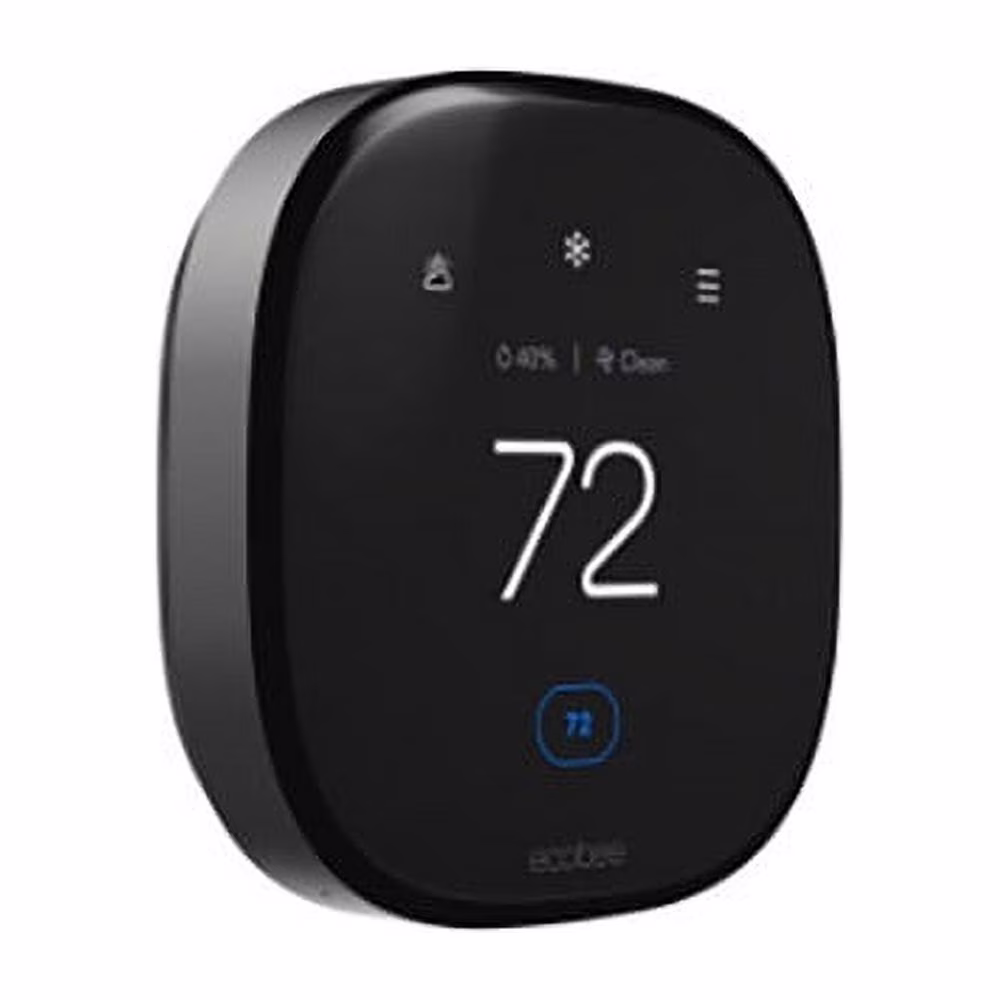 Ecobee EB-STATE6P-01 Smart Thermostat Premium Wi-Fi Thermostat 1.0 / 6P, 1-1/48 in D Outside x 4-1/12 in OAW x 4-1/12 in H Outside