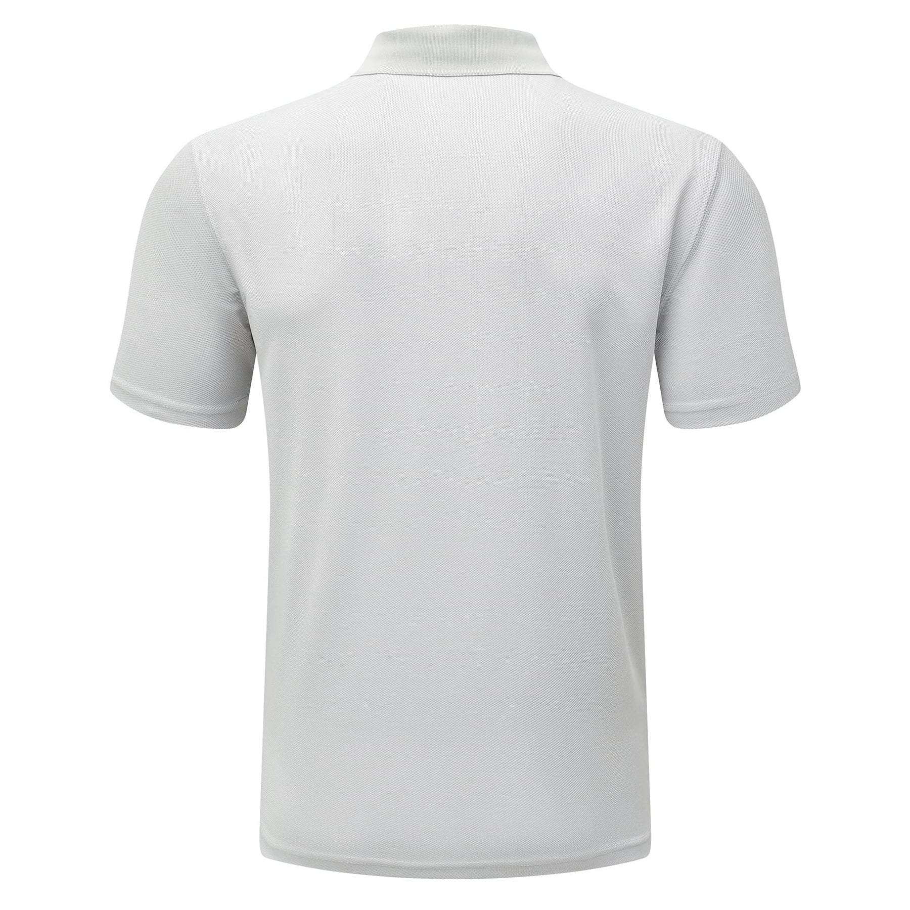 Men’s Light Gray Short Sleeve Polo