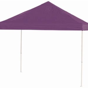 10' x 10' Pro Pop-up Canopy Straight Leg, Purple Cover