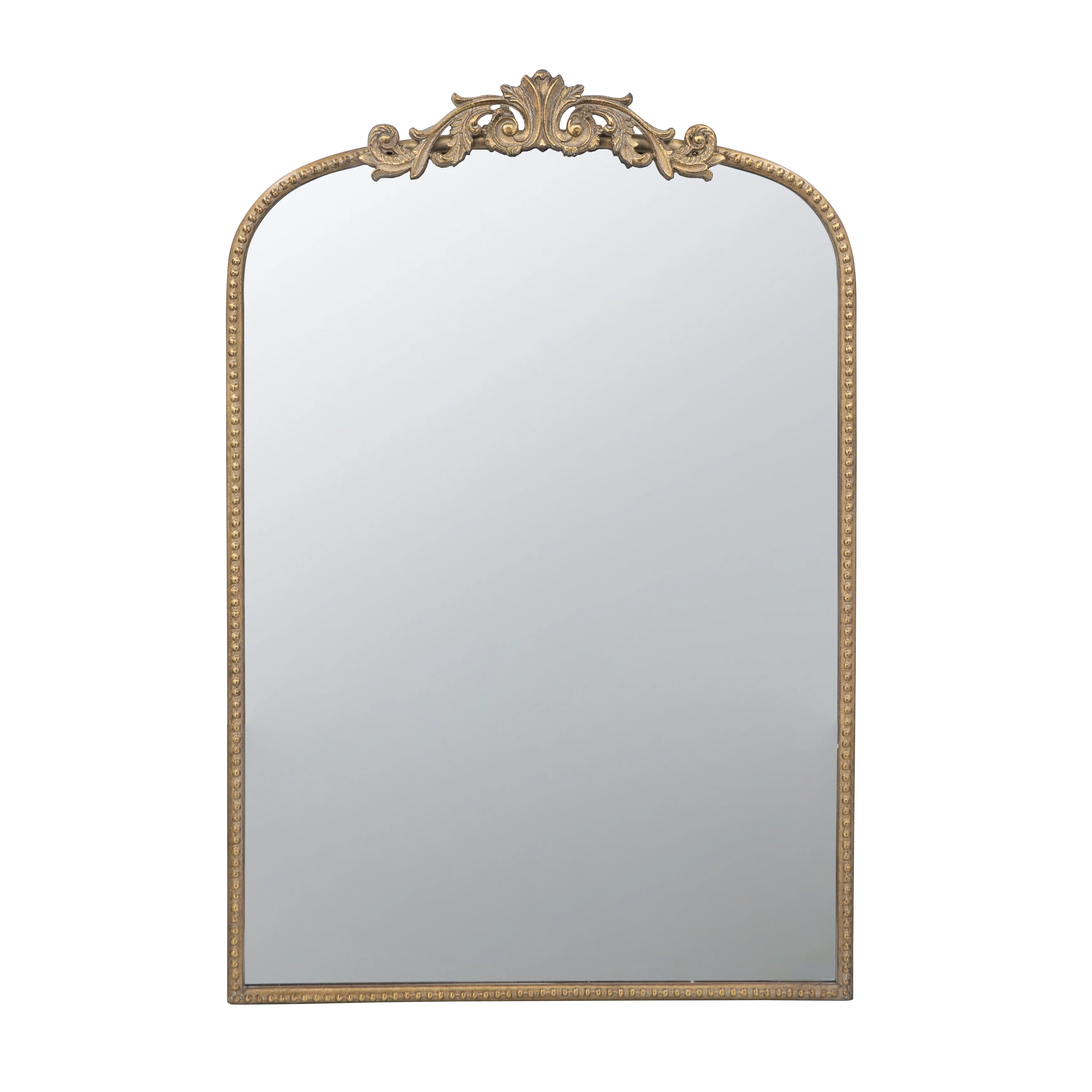 A&B Home Arched Mirror - 24" x 36" Gold Mirror for Wall Decor