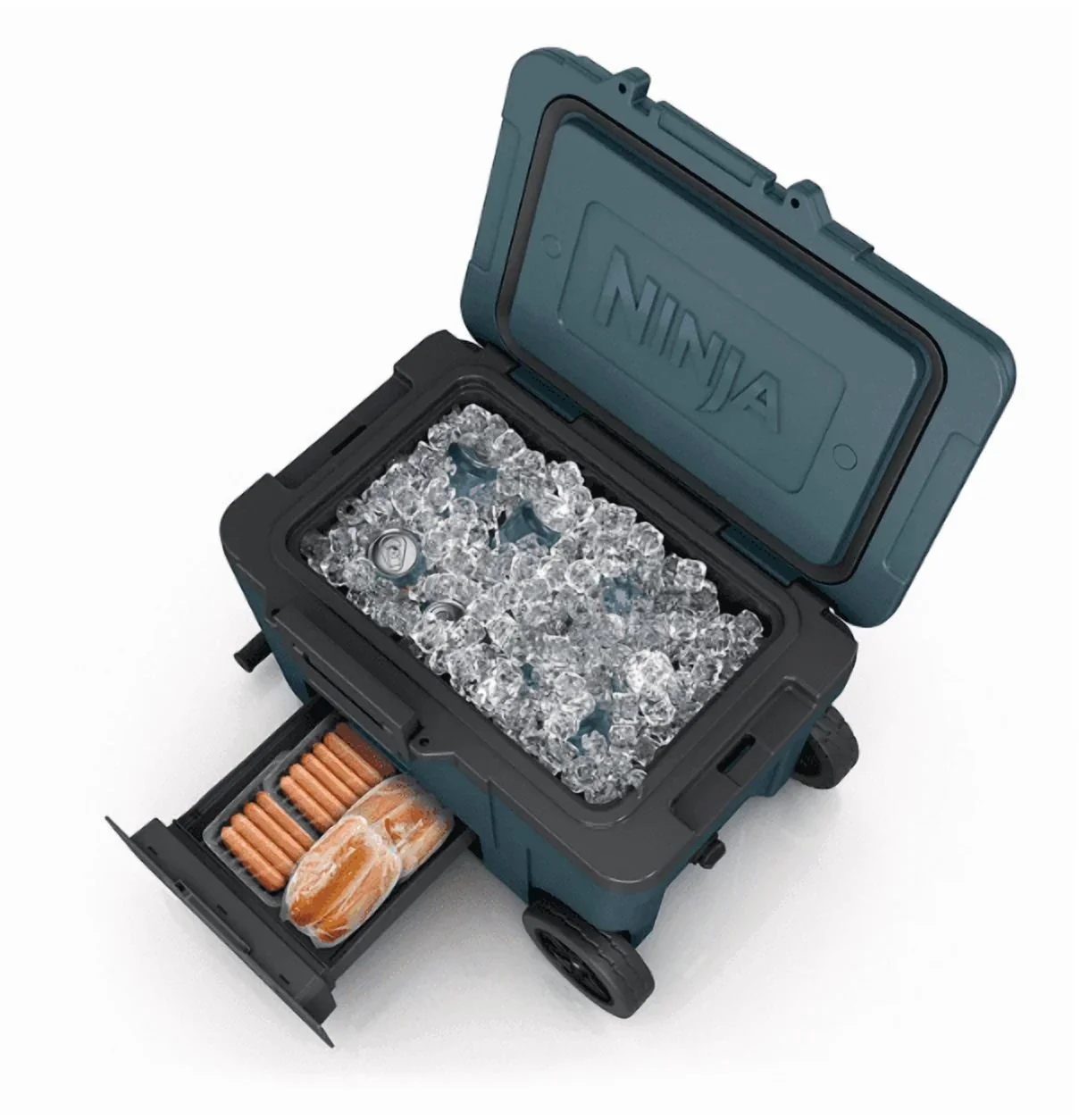 Ninja FrostVault 45QT Wheeled Cooler, Ocean Blue - FB245AOB