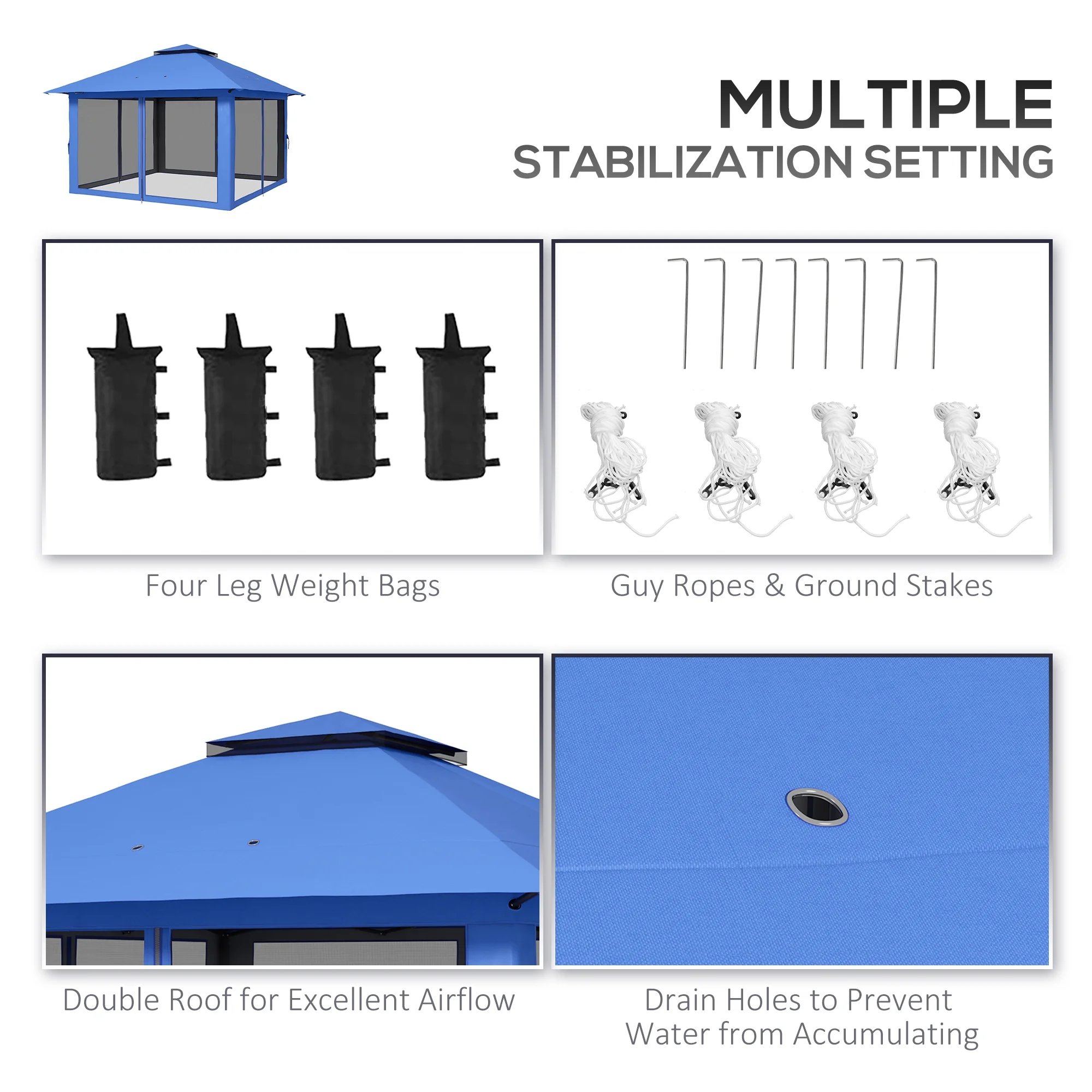 Outsunny 13ft x 13ft Beige Pop Up Outdoor Canopy, UV Resistant