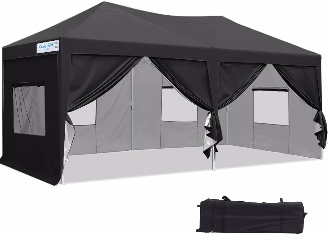 Quictent 10' x 20' White Instant, Event and Pop-up Outdoor Canopy