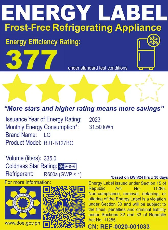 12.7 Cu. Ft. Refrigerator Inverter