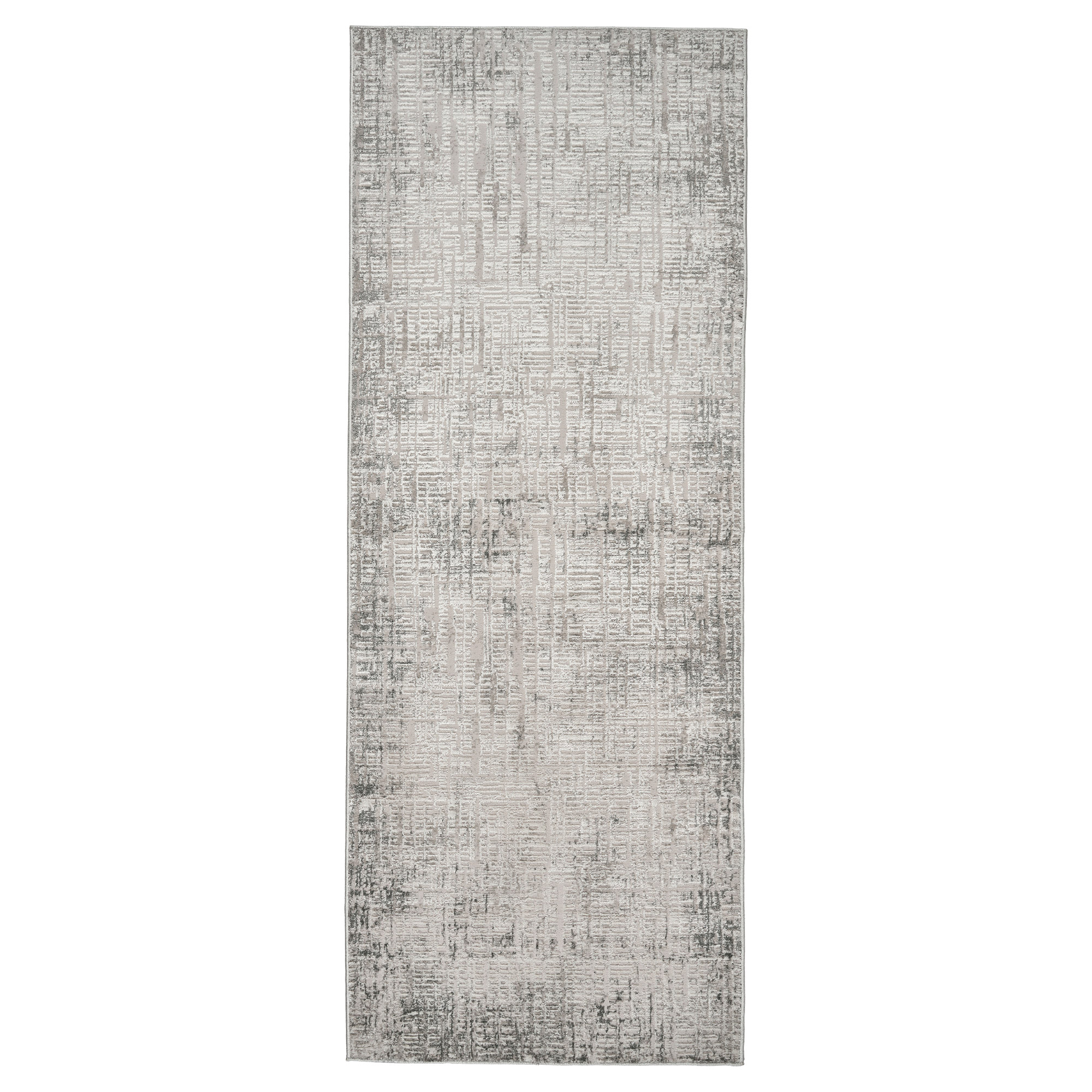 Divina Area Rug, Aloma Cream & Gray, Runner, 2'6' x 7'