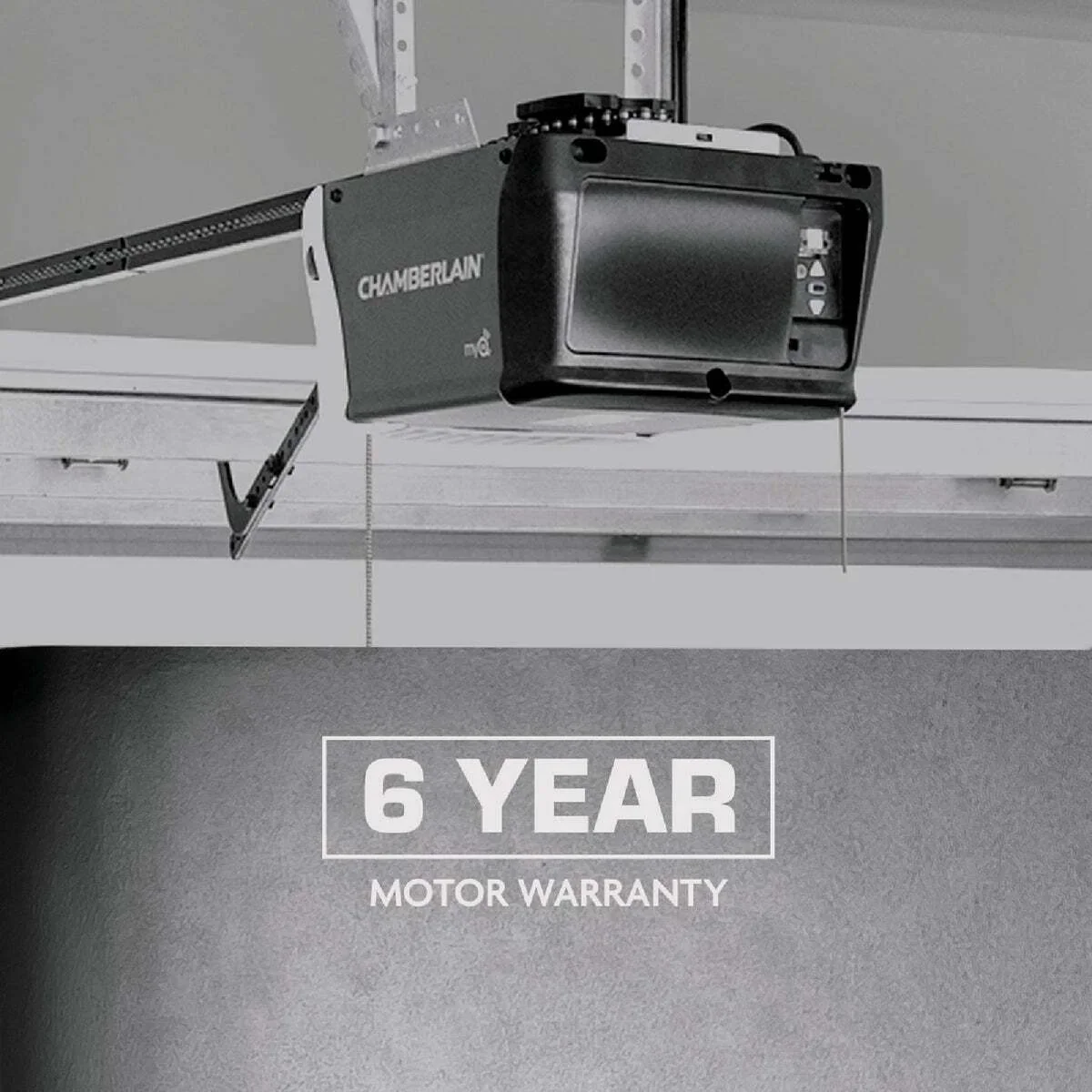 Chamberlain 0.5 HP Chain Drive Smart Garage Door Opener With 7 ft Rail - C2212T