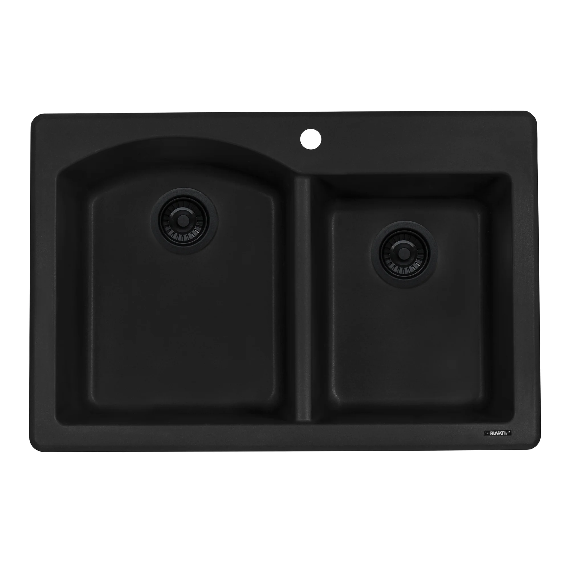 Ruvati RVG1344BK 33 x 22 inch epiGranite Kitchen Sink - Midnight Black