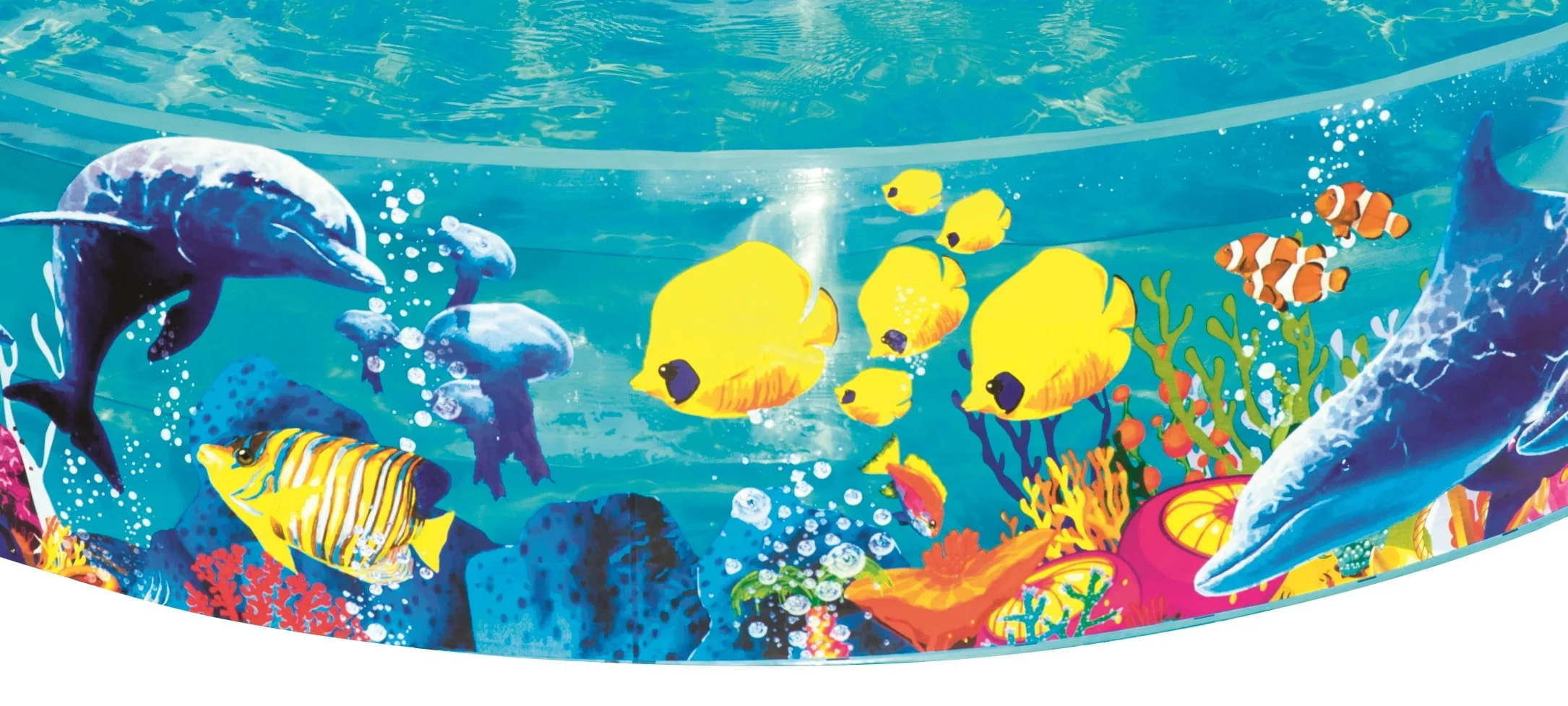 H2OGO! Fill-n-Fun Odyssey Kiddie Play Pool, 96" x 18"