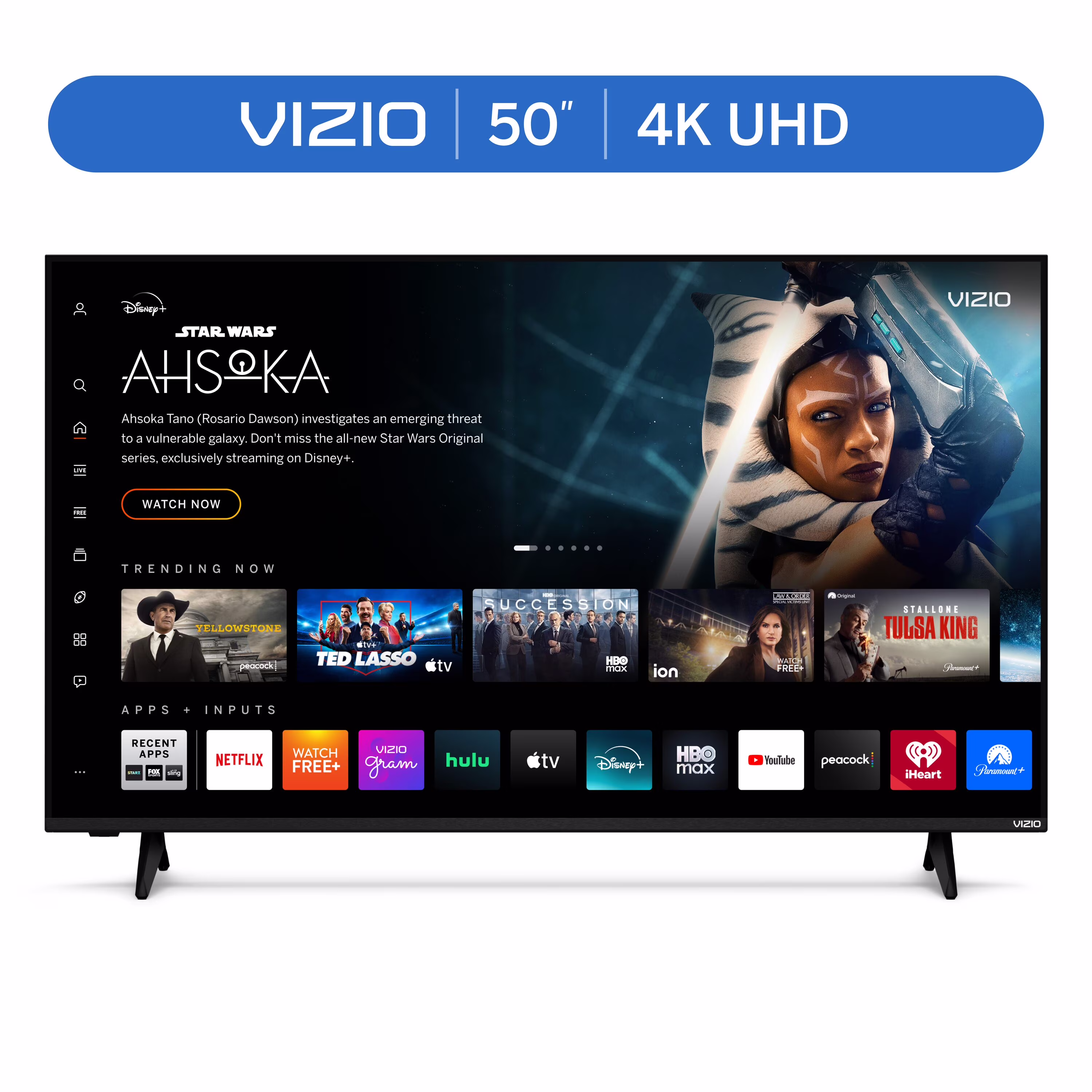 VIZIO 50 inch Class 4K UHD LED HDR Smart TV – V4K50M-08