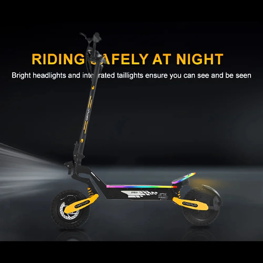 Off Road Electric Scooter For Adults, 1200W, 11 in Tires, 330 lb Load - GT06