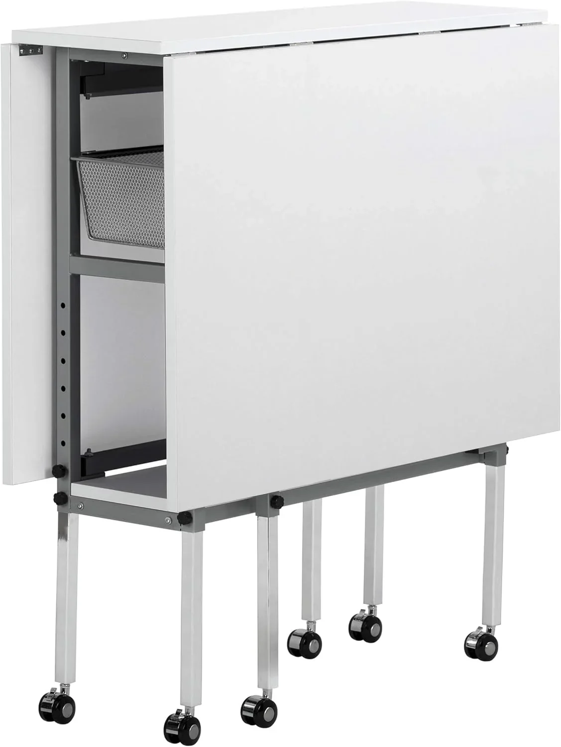 Sew Ready Hobby Cutting Table, 58.75"x36.5", White/Silver