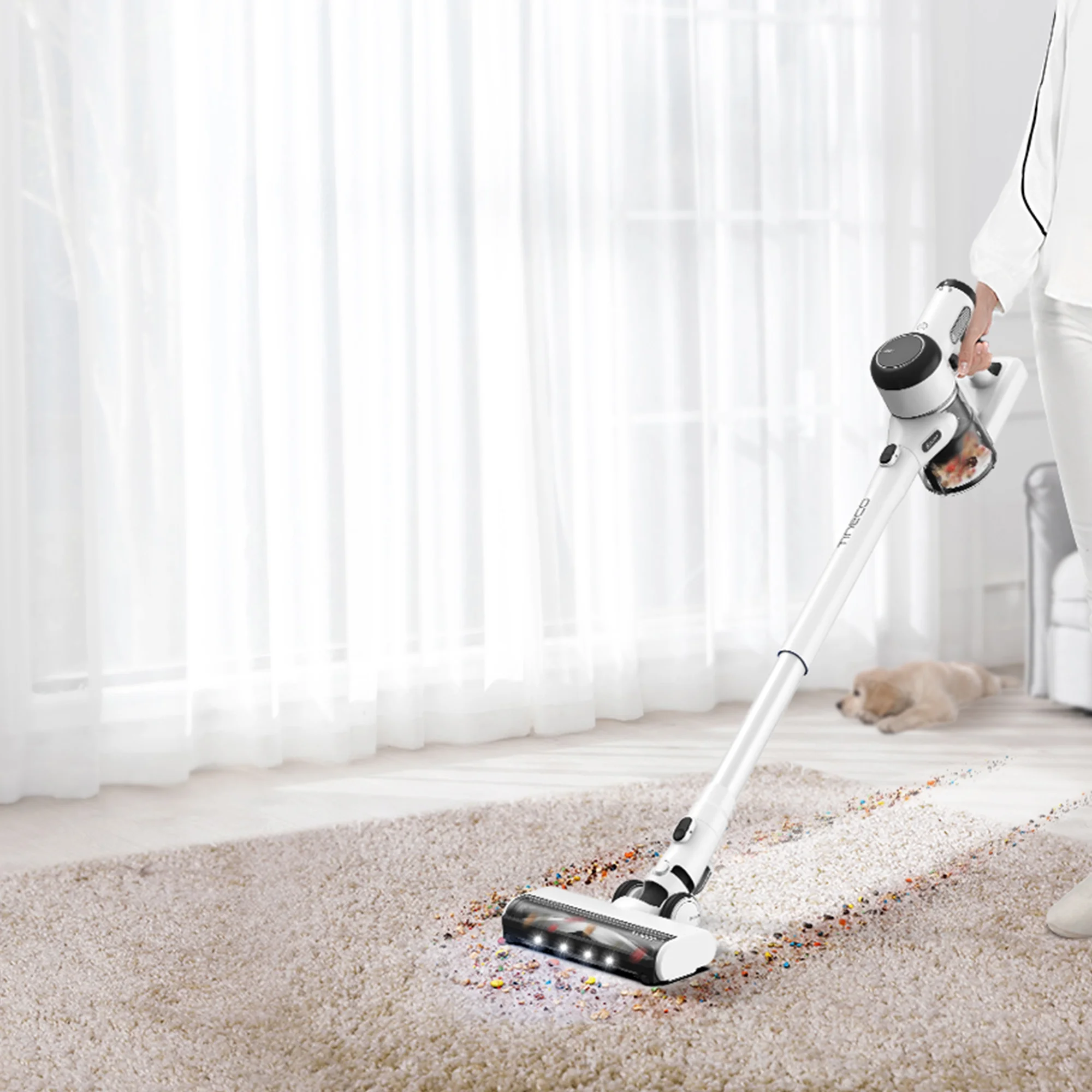 Restored Tineco Pure One X Pet Smart Lightweight Cordless Stick Vacuum (Refurbished)