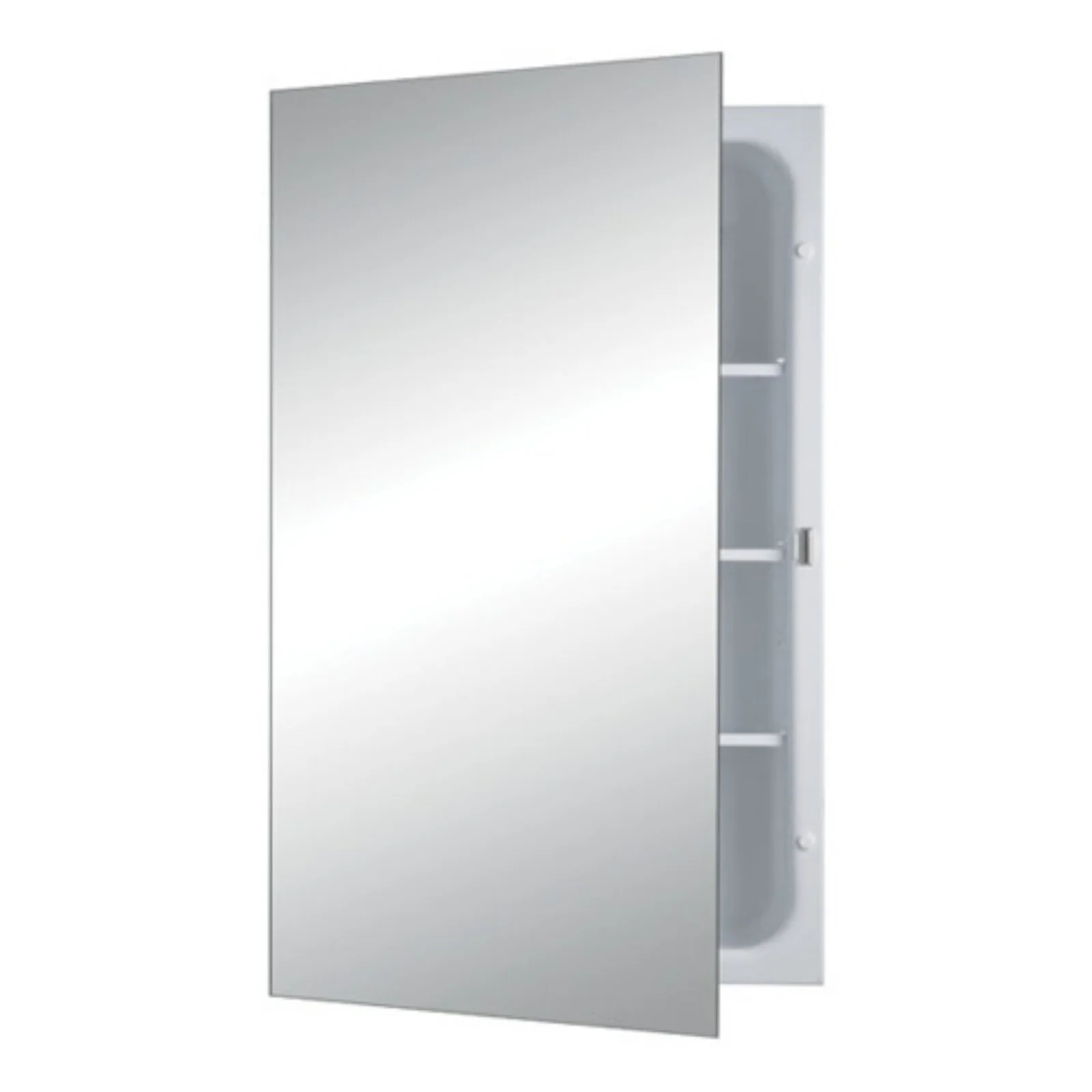 Jensen 1438 16 x 26 in. 1 Door Focus Frameless Medicine Cabinet with Polished Mirror