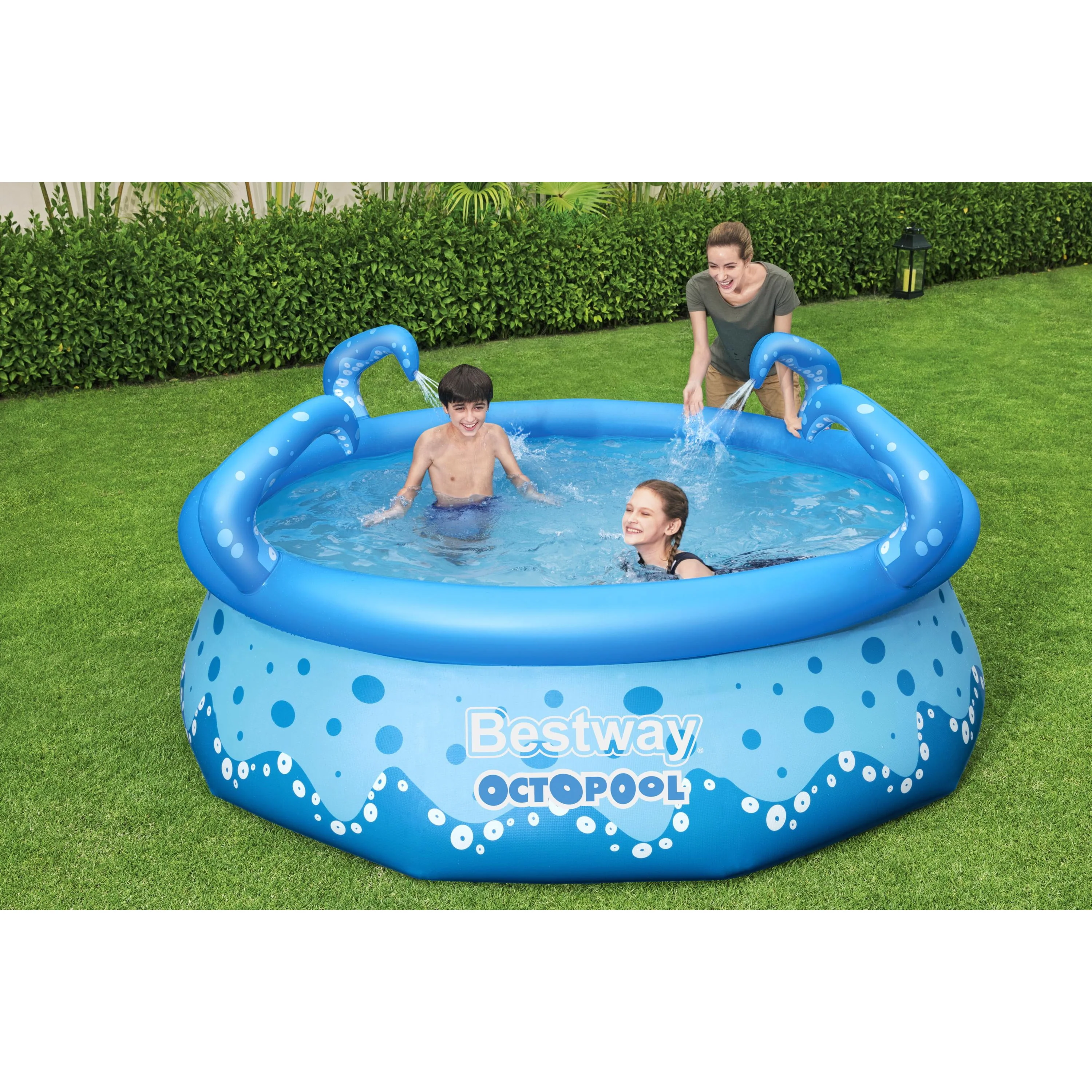 Bestway - H2OGO! 9' x 30" OctoPool Inflatable Spray Swimming Pool for Kids
