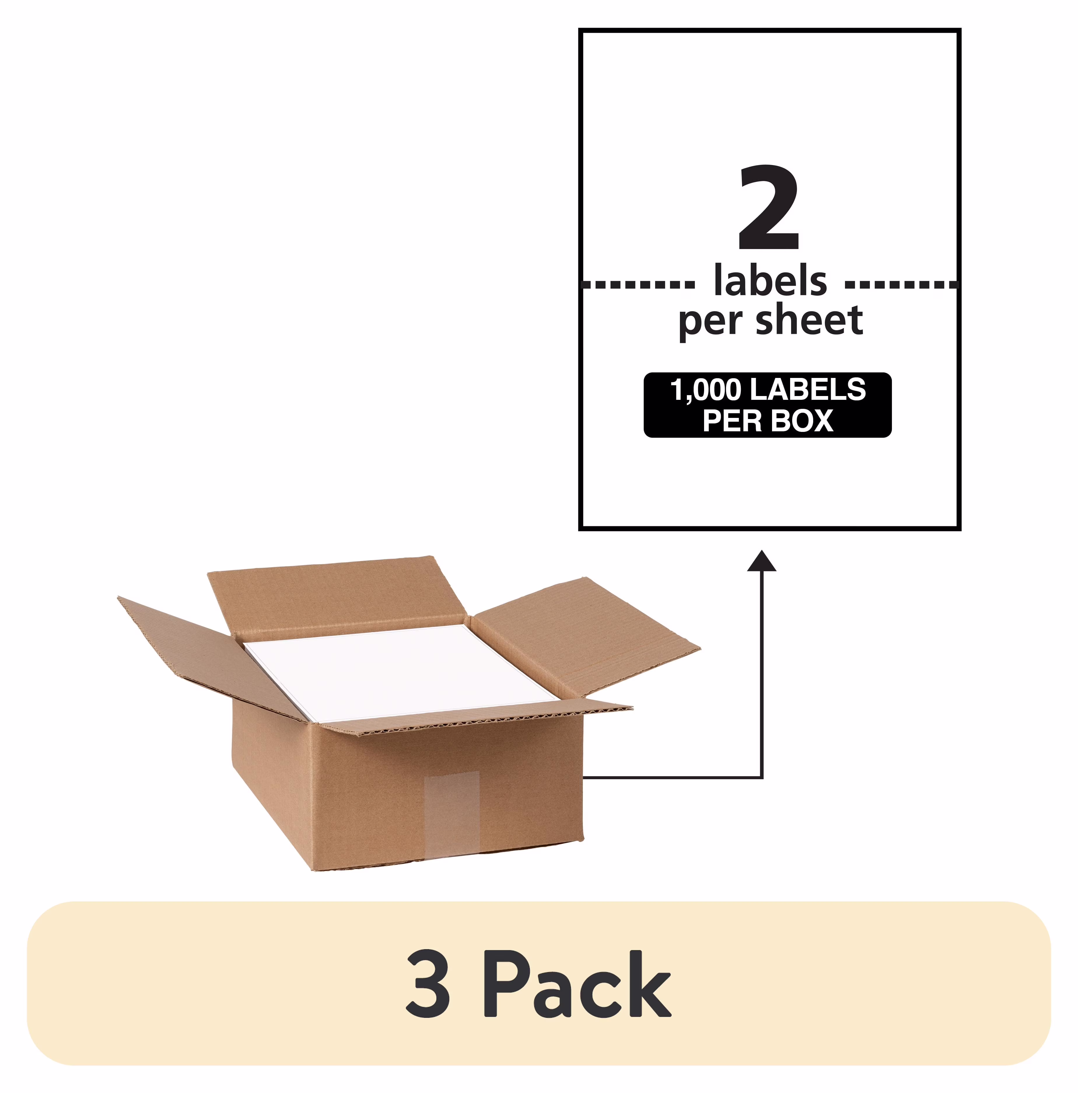 Avery 5-1/2" x 8-1/2" Labels, Ultrahold, 1,000 Labels (95526)