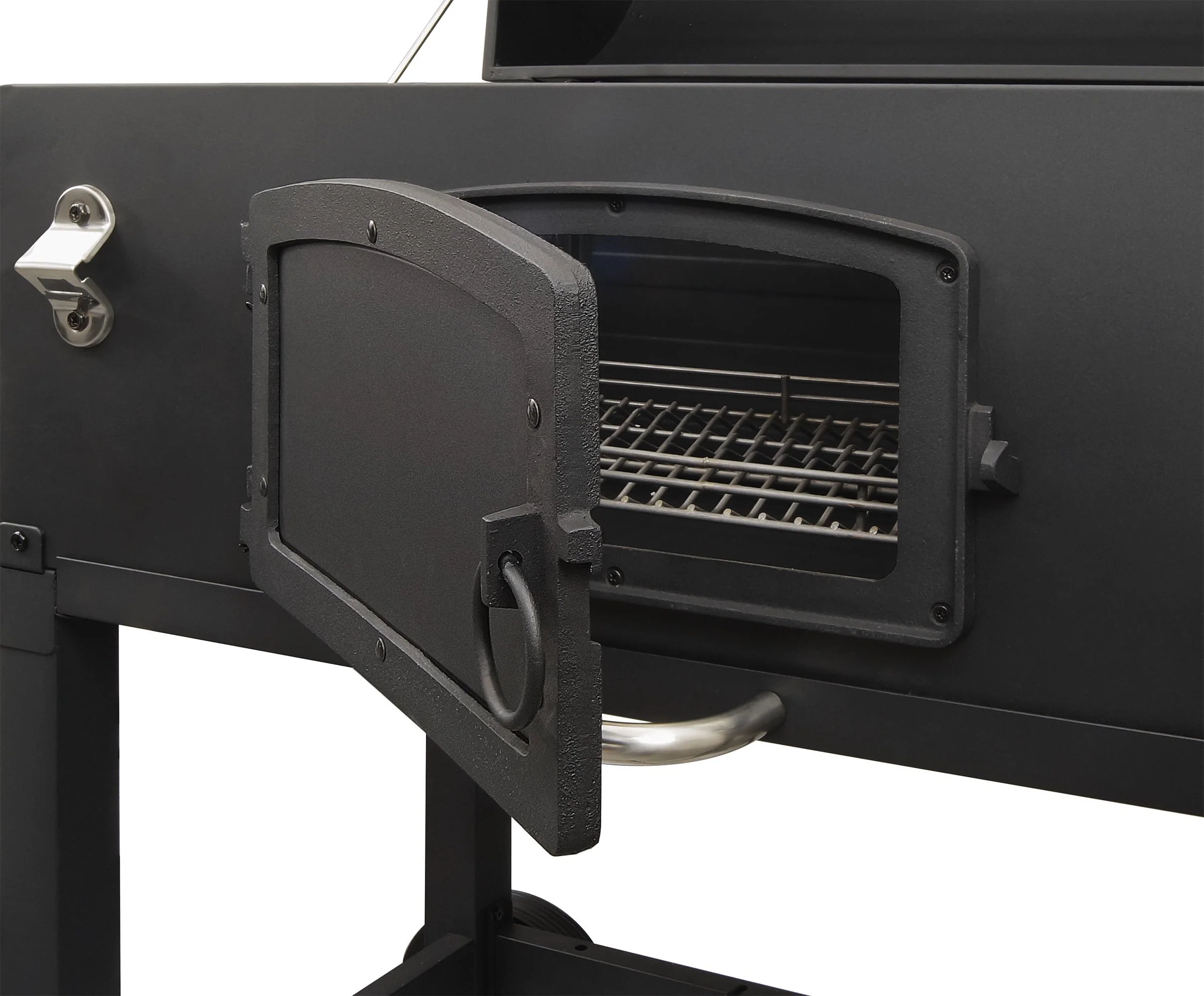 X-Large Heavy-Duty Charcoal Grill - 32 in. W- 816 sq.in. of Cooking Area Black
