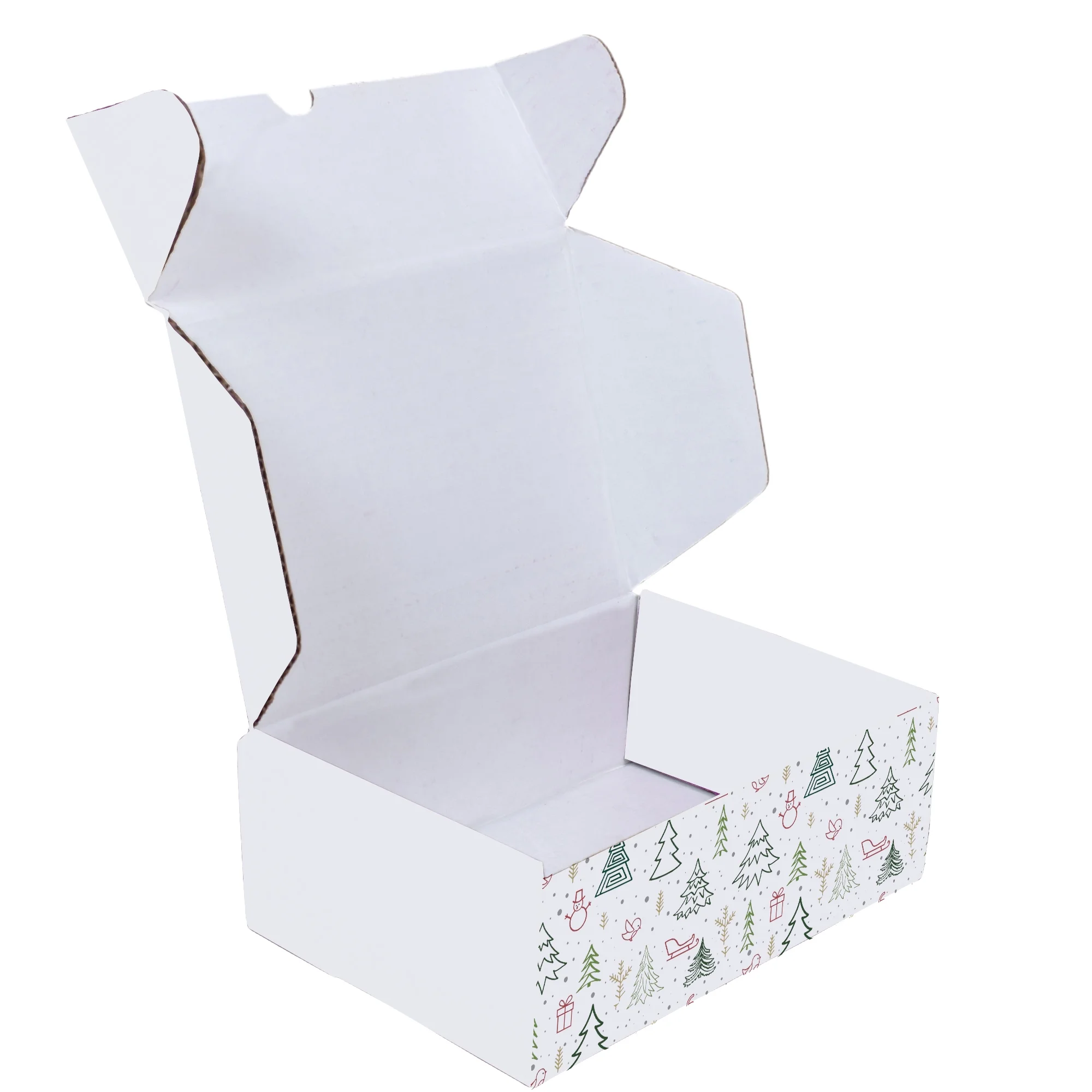 Ucanpack Christmas Packing Boxes 11 x 7 x 3″ – 50 Pack Winter Forest Printed Holiday Boxes – Holiday Shipping Box Made In USA Holiday Box Corrugated Shipping Boxes