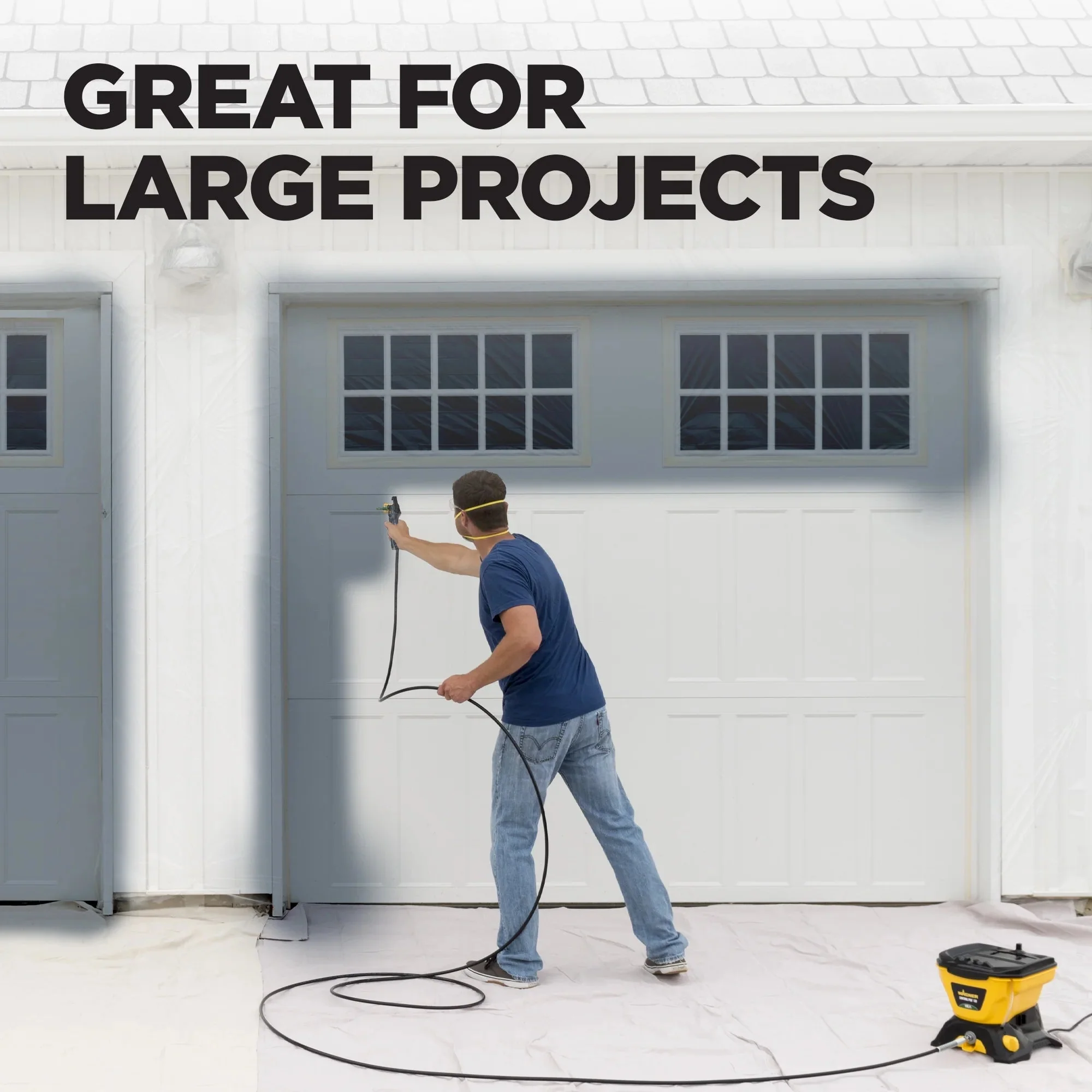 Wagner High Efficiency Airless 1.5 Gallon Power Tank Paint/Stain Sprayer - Control Pro 130