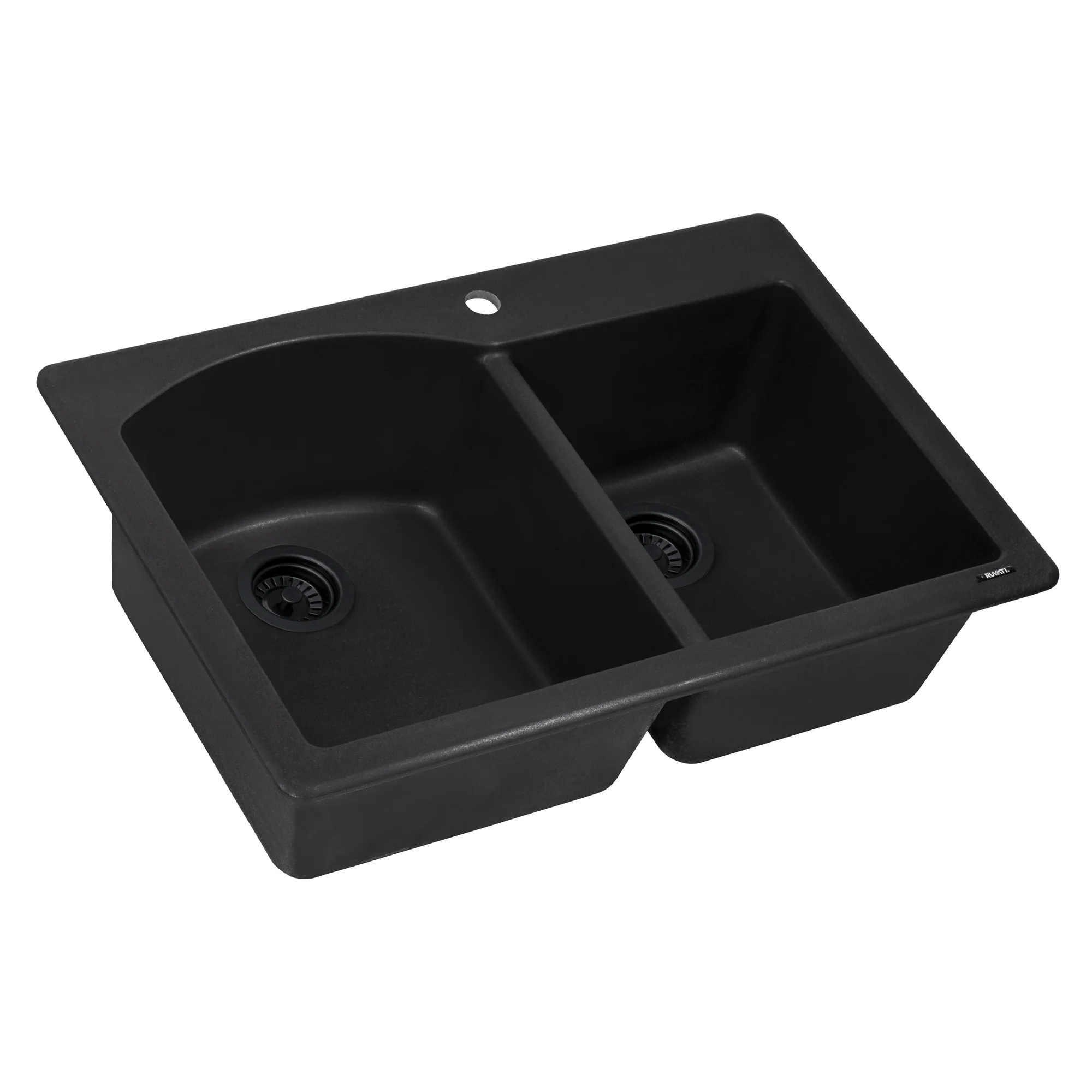 Ruvati RVG1344BK 33 x 22 inch epiGranite Kitchen Sink - Midnight Black