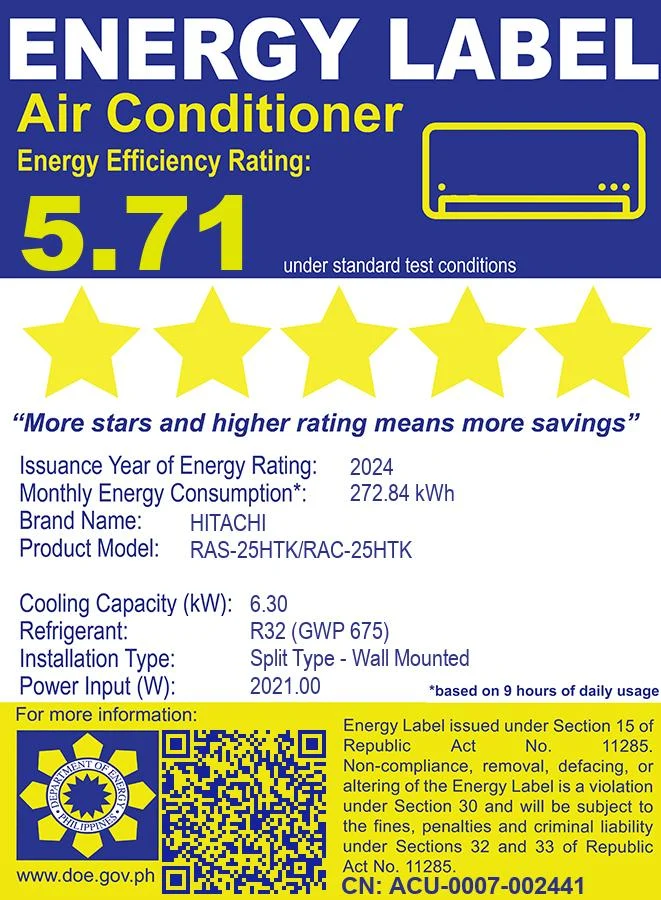 2.5 HP Split Air Conditioner Inverter with Modern Design