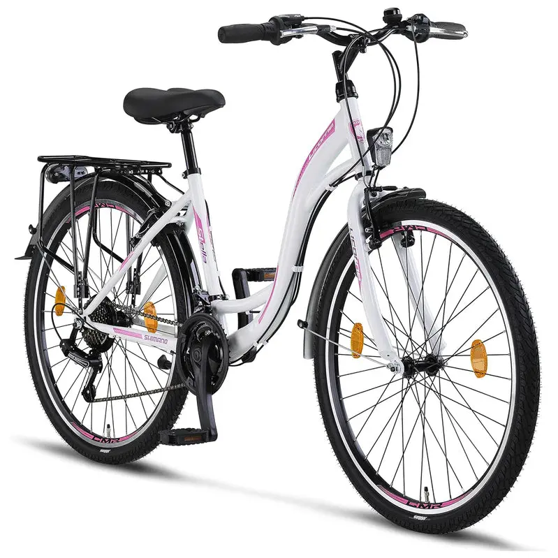 Licorne Urban City Bike, Aluminum Frame, 24.0 Inches/26.0 Inches/28.0 Inches – Stella Premium