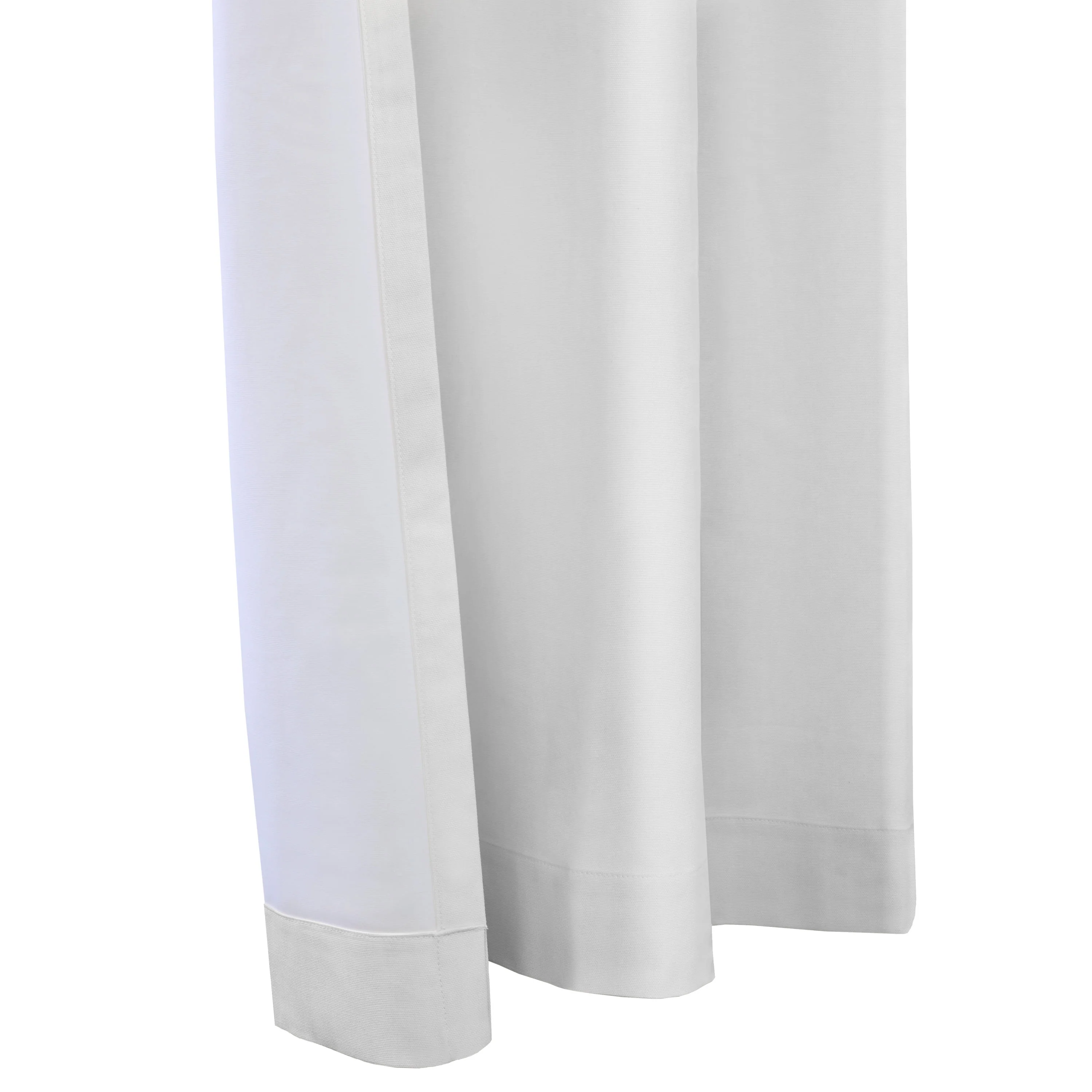 Winmate Insulated Cotton Grommet Curtain Panel - Pair each 40" x 54" in White