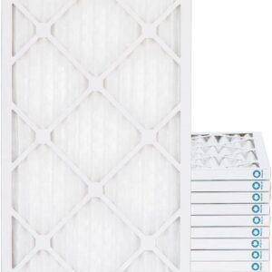 16X25x1 MERV 11, MPR 1000 Pleated Furne 1" Air Filters By Pamlico. Case Of 12. Ext Size: 15-1/2 X 24-1/2 X 3/4