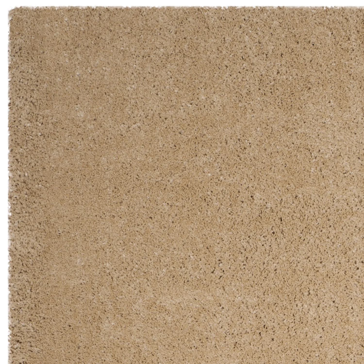 SAFAVIEH Colorado Tarek Solid Shag Runner Rug, Champagne, 2'3" x 8'