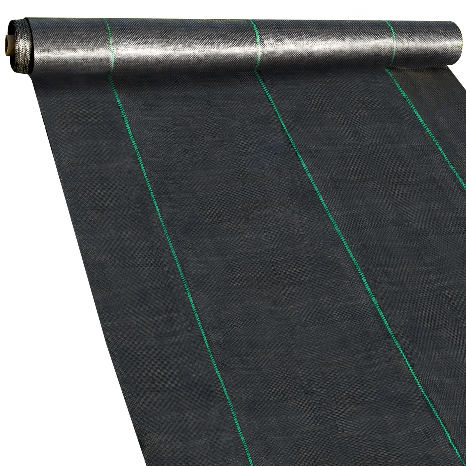 SKYSHALO Heavy Duty Woven Ground Weed Control Fabric, 6ft x 300ft, Black