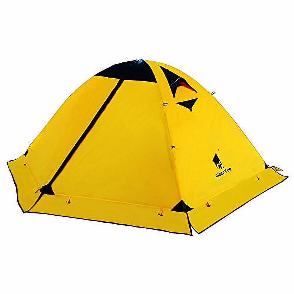 Geertop 2-Person Ultralight Camping Tent, Waterproof Double Layer, 55 x 83 Inches