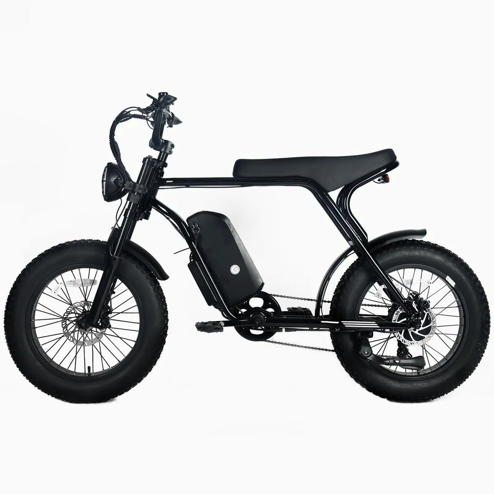Electric Mountain Bike For Adults, 20 x 4.0 Fat Tires, 1000W Motor, 48V 20Ah Battery, Black - G-M1Sp