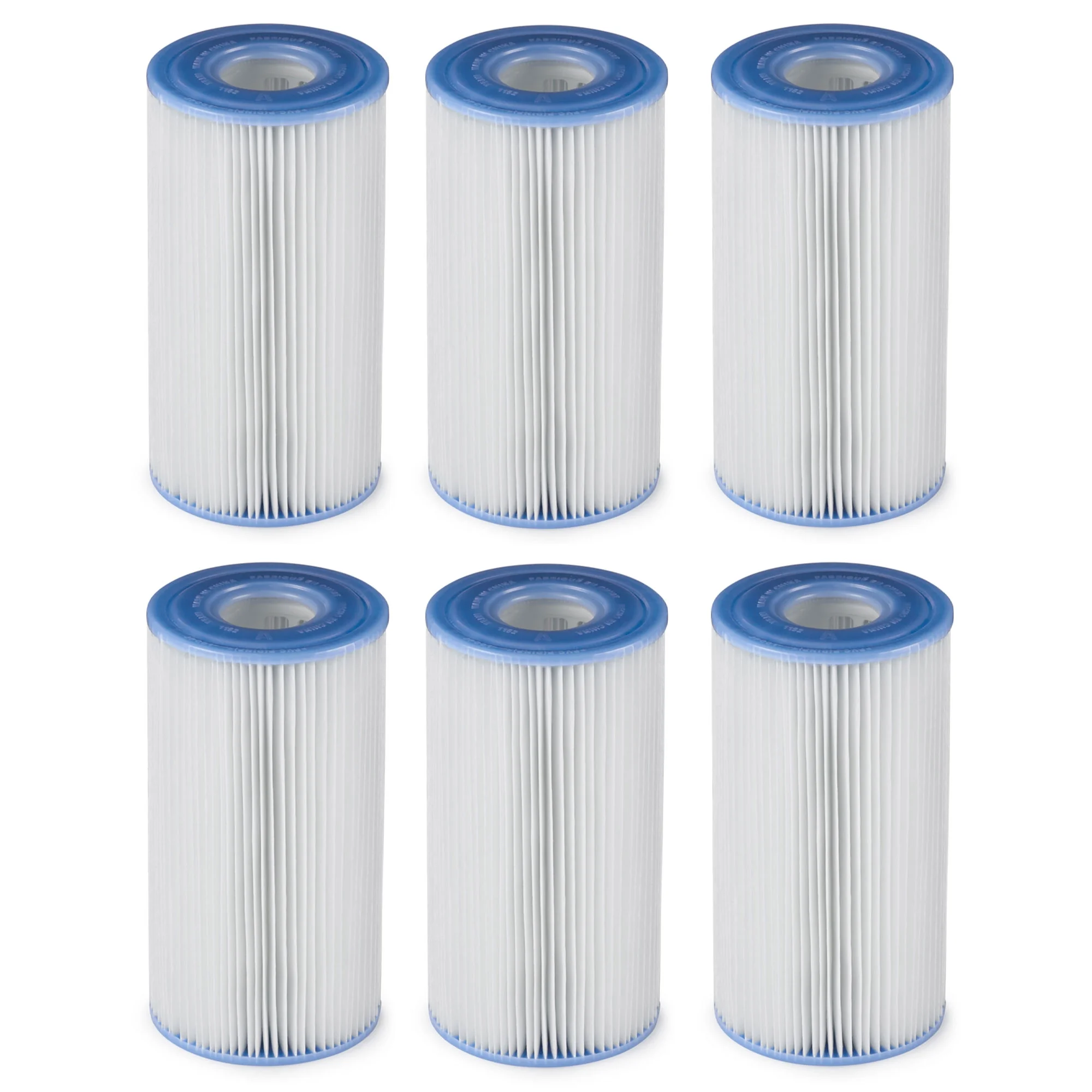 Intex 18' x 48" Inflatable Outdoor Pool Set with Filter Cartridges (6 Pack)