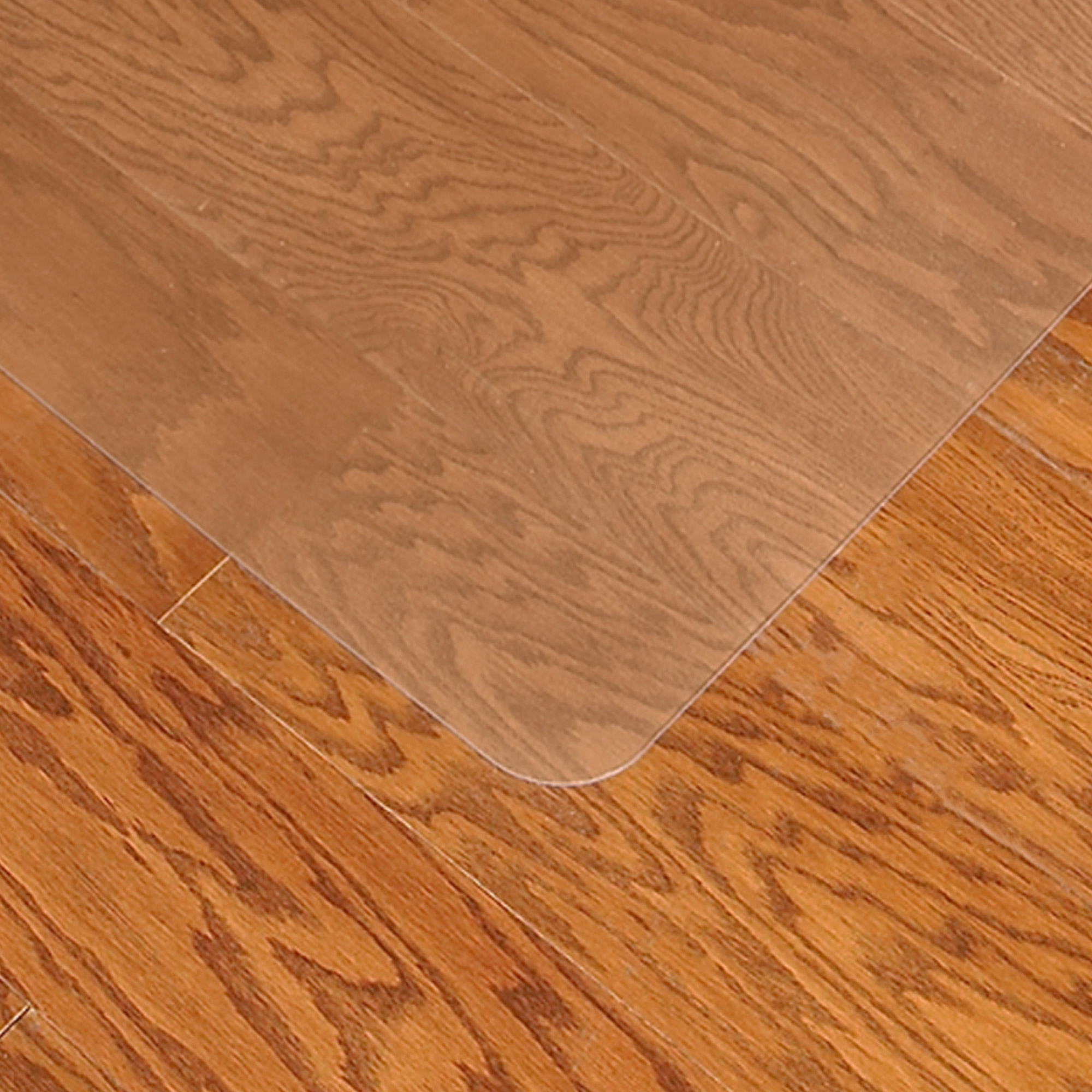 ES Robbins Chair Mat for Hard Floors, 46 x 60 No Lip, Clear