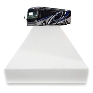 saney 1-8 x 30 x 80 Camper/RV Travel High-Density Bunk Mattress Foam Replacement, Made in USA, Comfortable, Travel Trailer, Certified, Cover Not Included