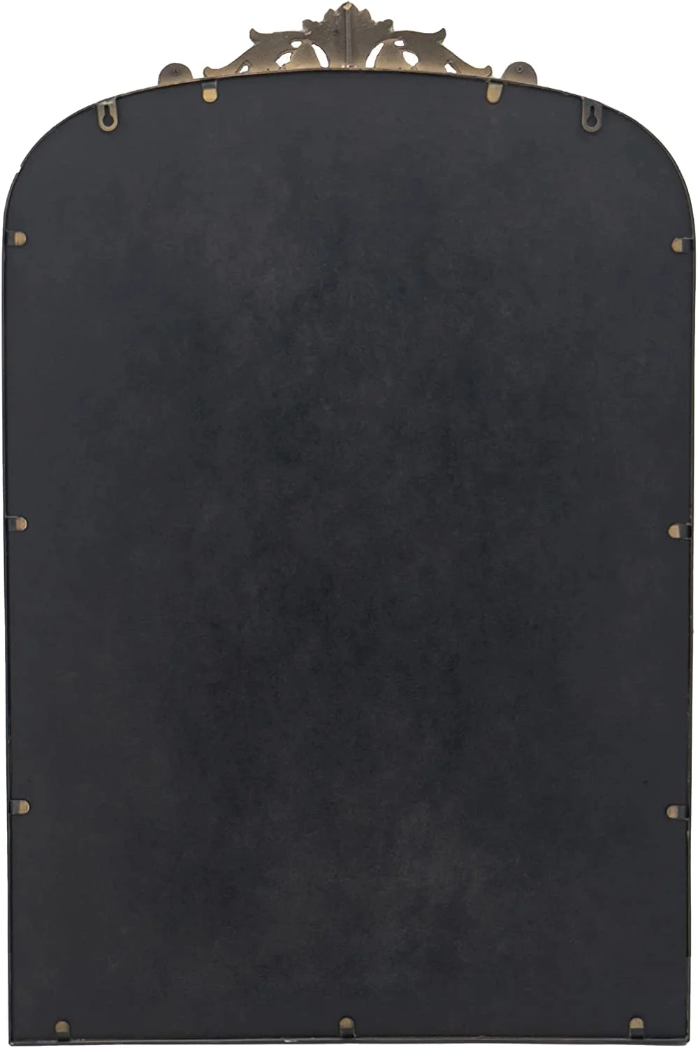 A&B Home Arched Mirror - 24" x 36" Gold Mirror for Wall Decor