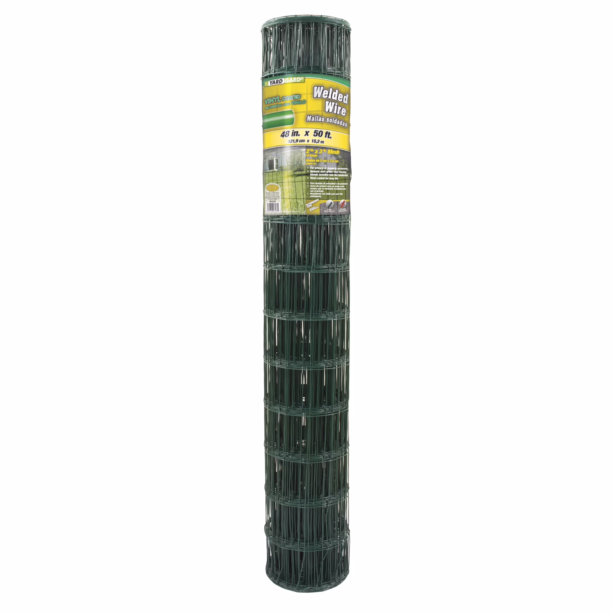 308358A Welded Wire Fence, Vinyl Coated, 48-In. x 50-Ft. - Quantity 1