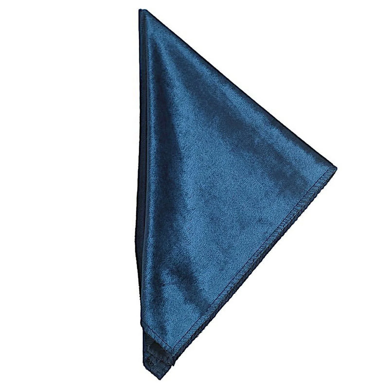 BalsaCircle 100 Pieces 20" x 20" Navy Blue Premium Velvet Napkins Linens