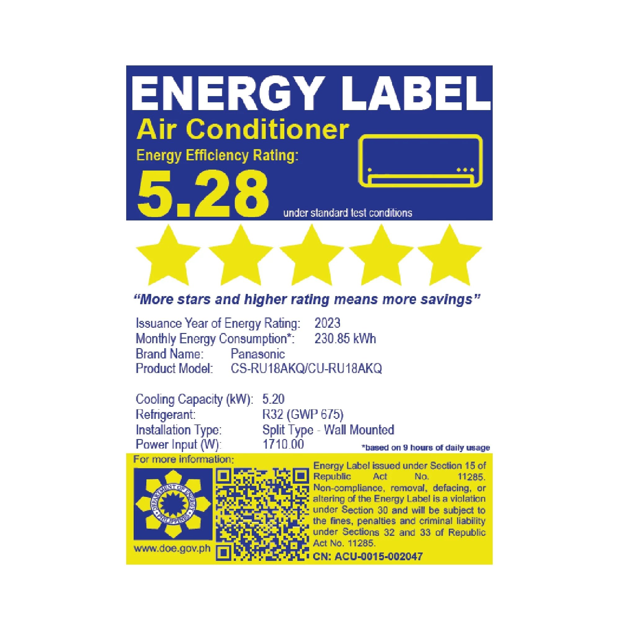 2 HP Split Air Conditioner Inverter AI Features Deluxe Configuration